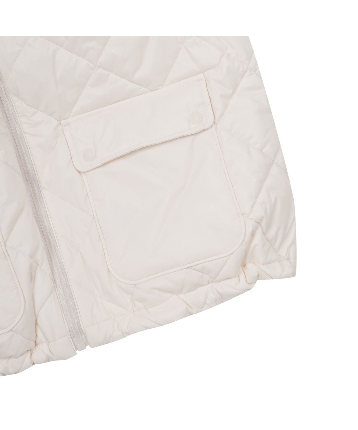 골든베어(GOLDEN BEAR) (W) Fleece Collar Quilted Vest G5VAW25831IVX