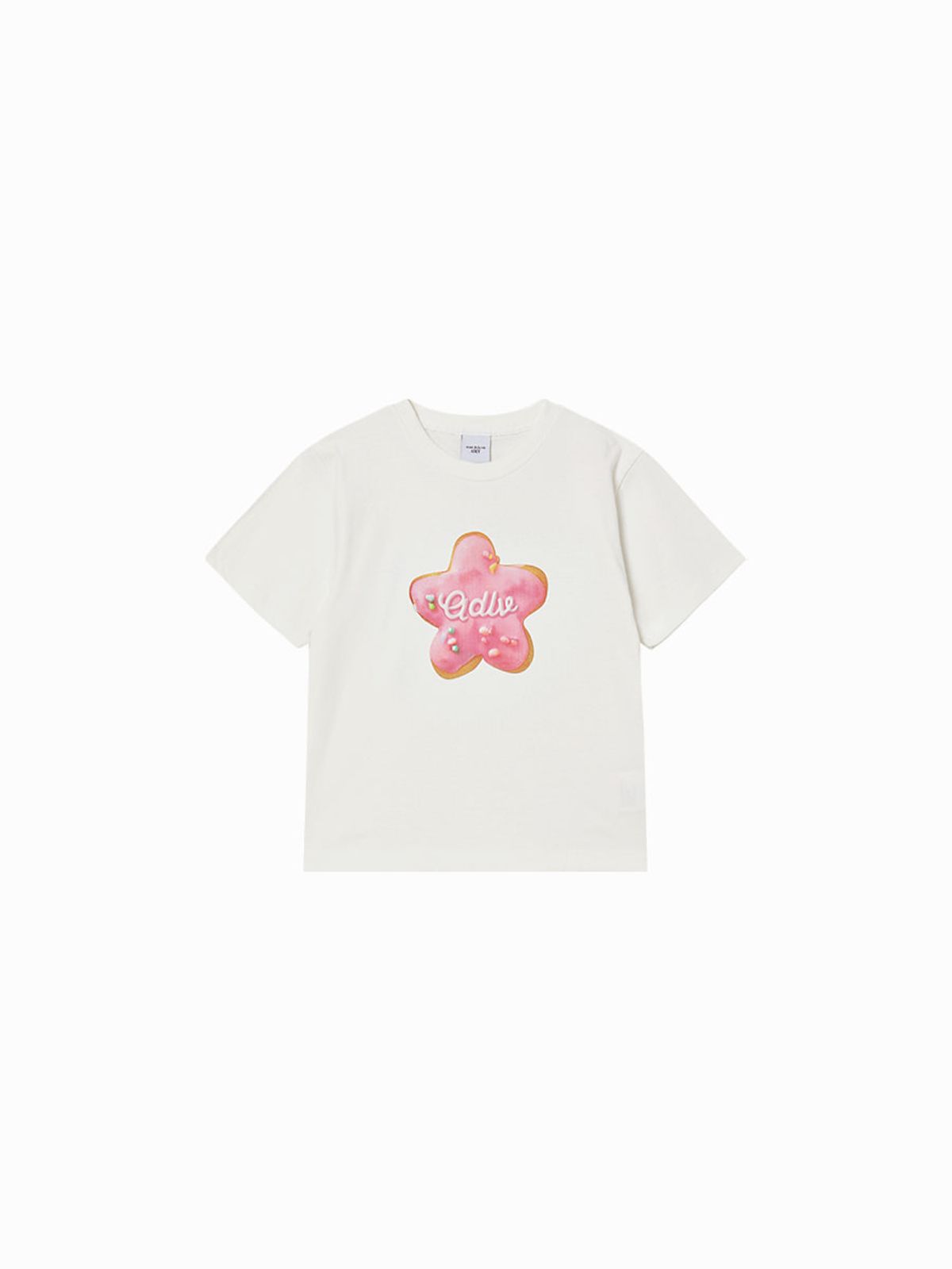 아크메드라비 키즈(acmedelaviekids) KIDS STAR DOUGHNUT SHORT SLEEVE T-SHIRT