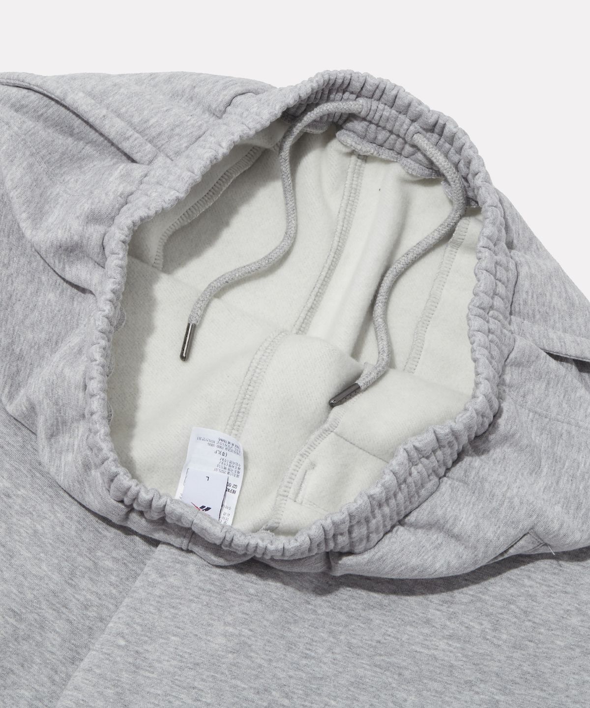 리복(REEBOK) 와이드핏 기모 스웻팬츠 - 멜란지 그레이