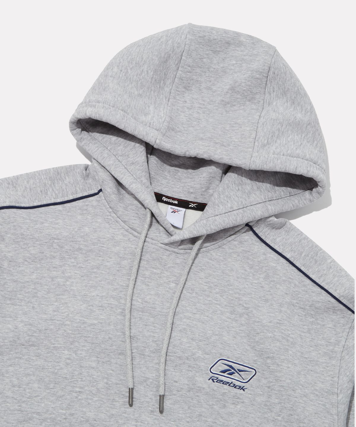 리복(REEBOK) 프리미어 기모 후디 - 멜란지 그레이