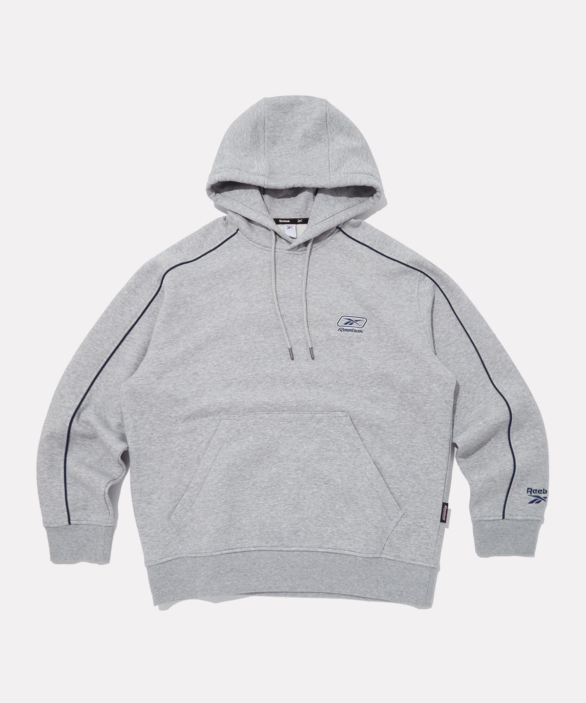 리복(REEBOK) 프리미어 기모 후디 - 멜란지 그레이