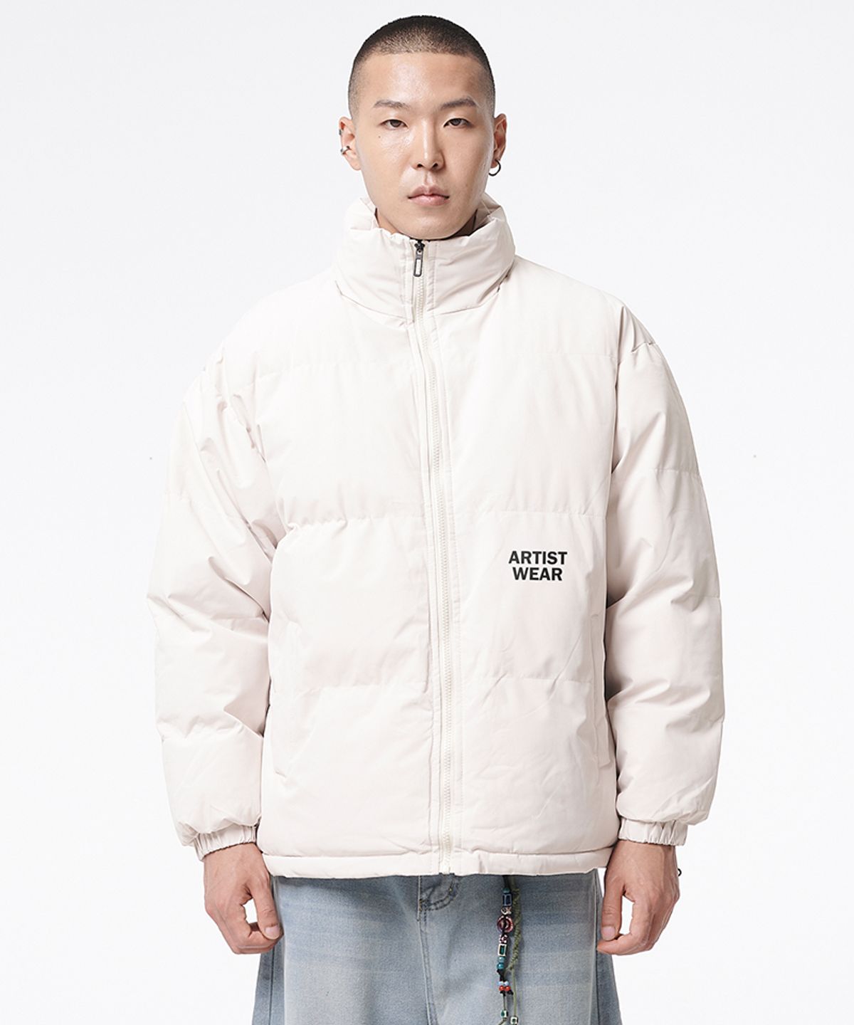 아티스트웨어(ARTISTWEAR) [3COLORS] 사일런트 스카이 데일리 푸퍼 숏패딩