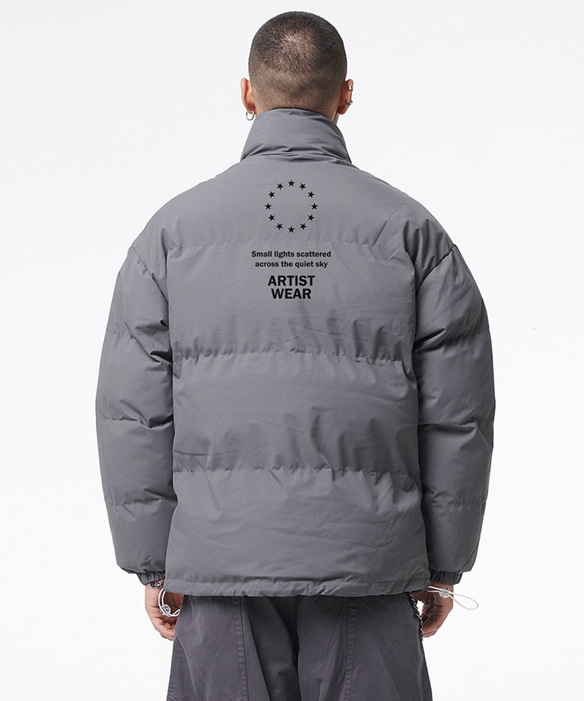 아티스트웨어(ARTISTWEAR) [3COLORS] 사일런트 스카이 데일리 푸퍼 숏패딩