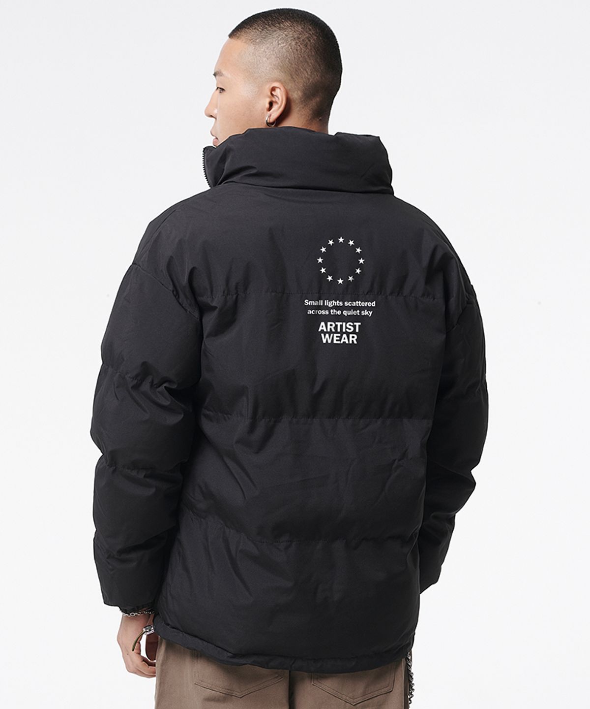 아티스트웨어(ARTISTWEAR) [3COLORS] 사일런트 스카이 데일리 푸퍼 숏패딩