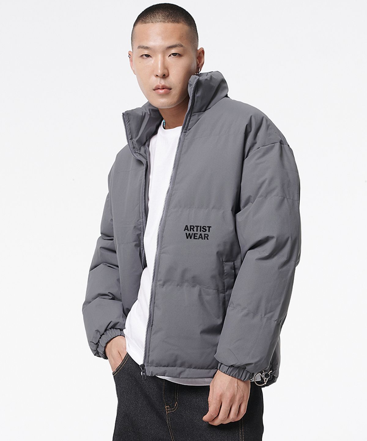 아티스트웨어(ARTISTWEAR) [3COLORS] 사일런트 스카이 데일리 푸퍼 숏패딩