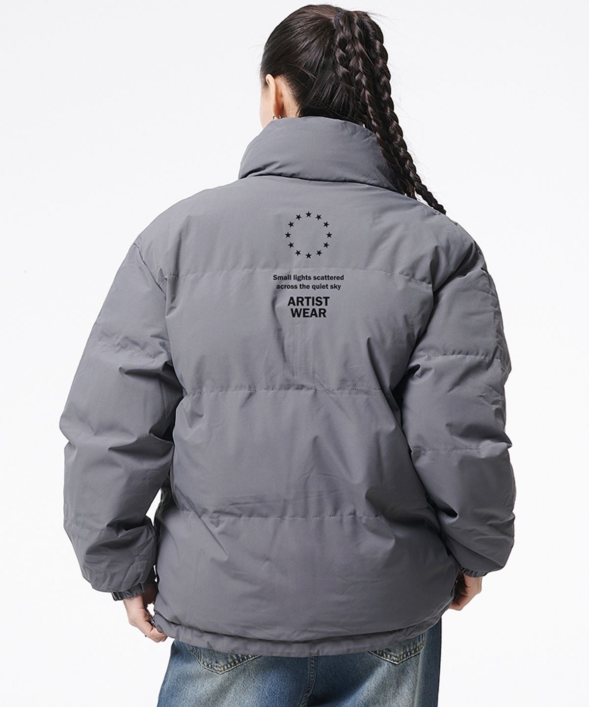 아티스트웨어(ARTISTWEAR) [3COLORS] 사일런트 스카이 데일리 푸퍼 숏패딩