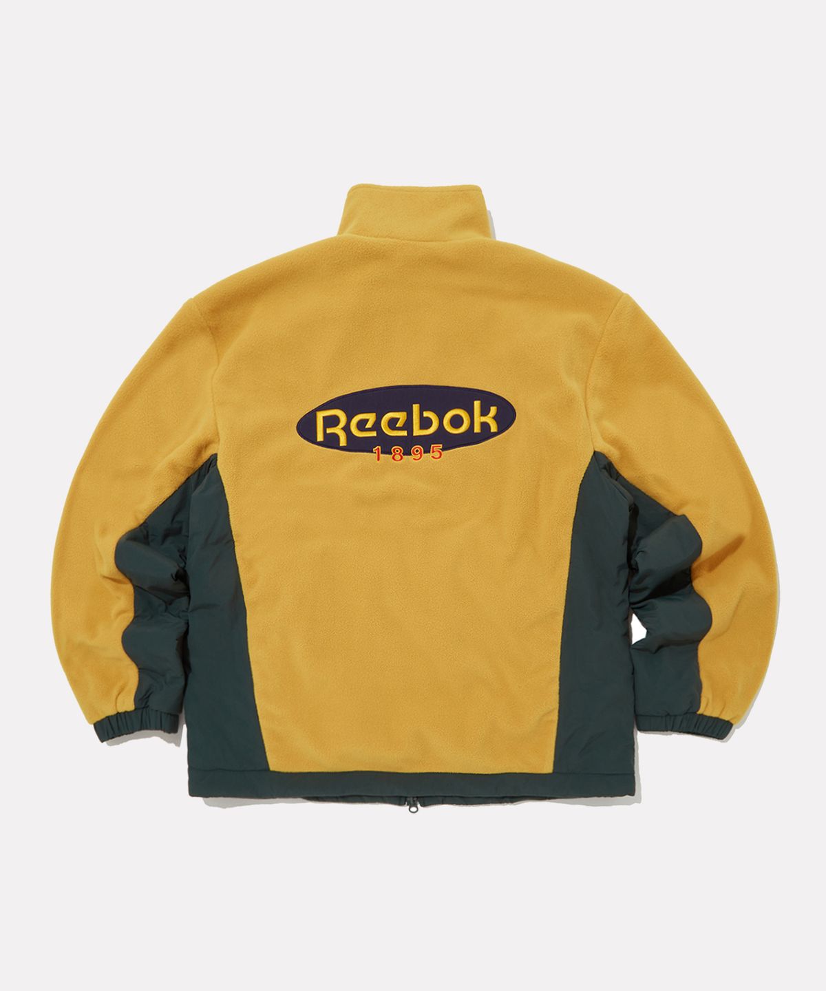 리복(REEBOK) 플리스 리버서블 자켓 - 머스타드:카키