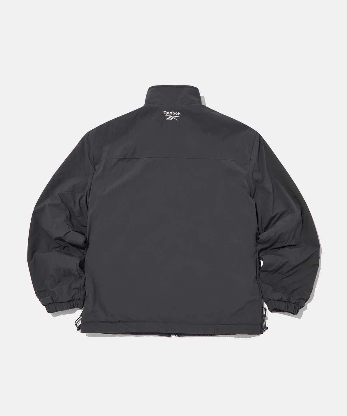 리복(REEBOK) 플리스 리버서블 자켓 - 블랙:차콜