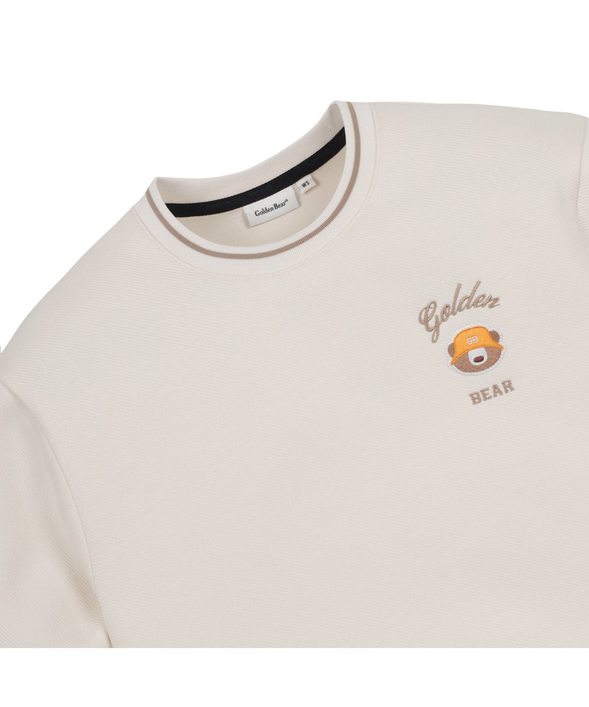 골든베어(GOLDEN BEAR) (W) Fleece Lining Logo Sweat G5TAW25891IVX