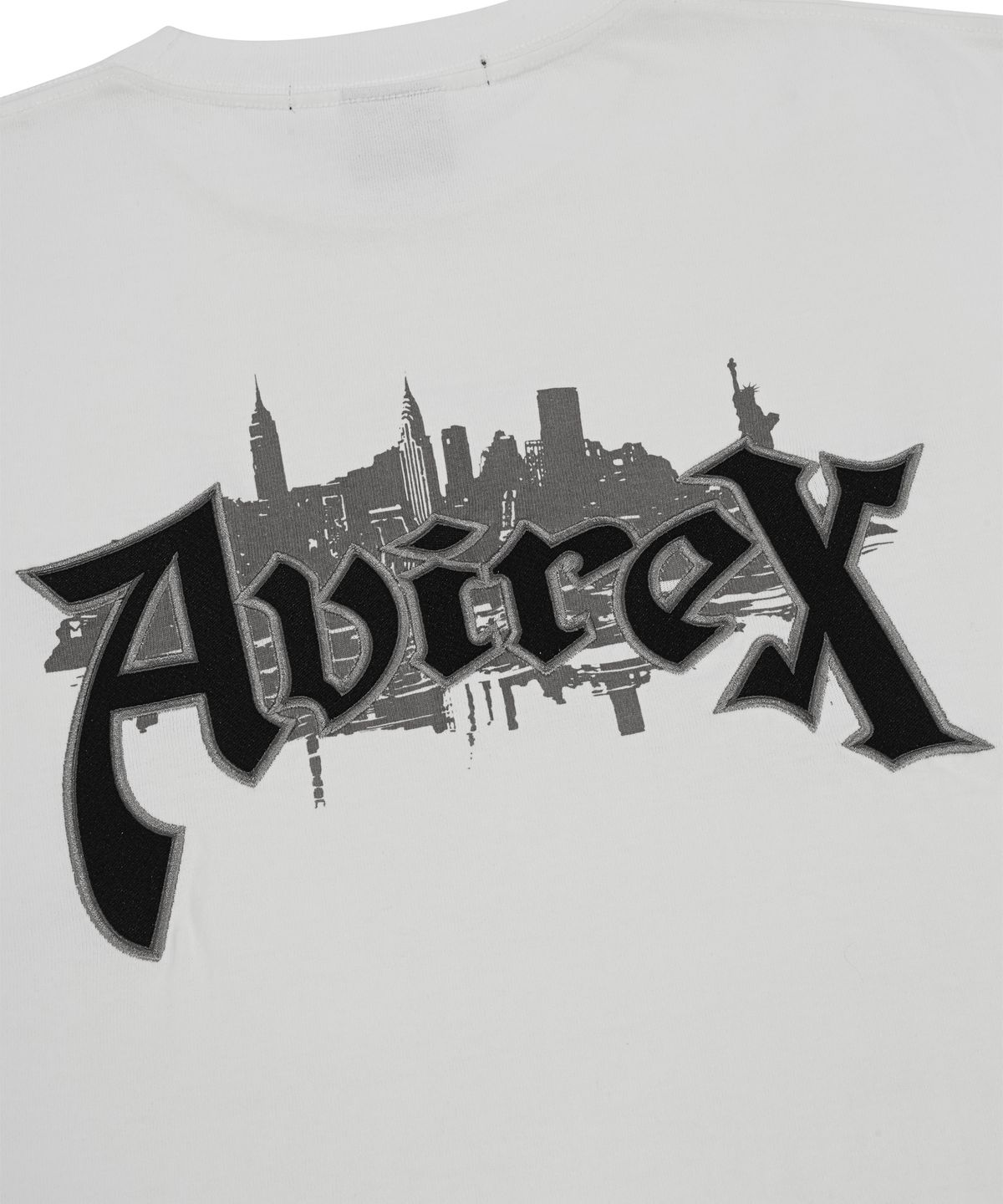 아비렉스(AVIREX) 자수 긴팔 티셔츠 AVIREX NYC / 7835230023 화이트