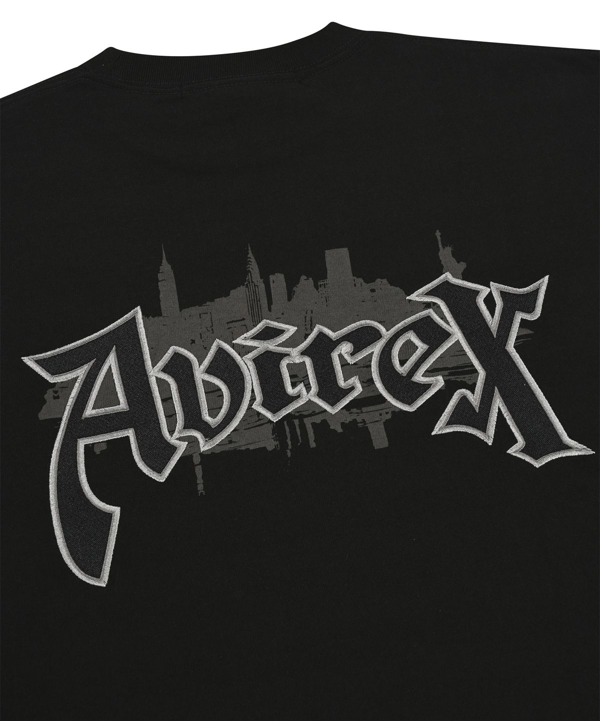 아비렉스(AVIREX) 자수 긴팔 티셔츠 AVIREX NYC / 7835230023 블랙