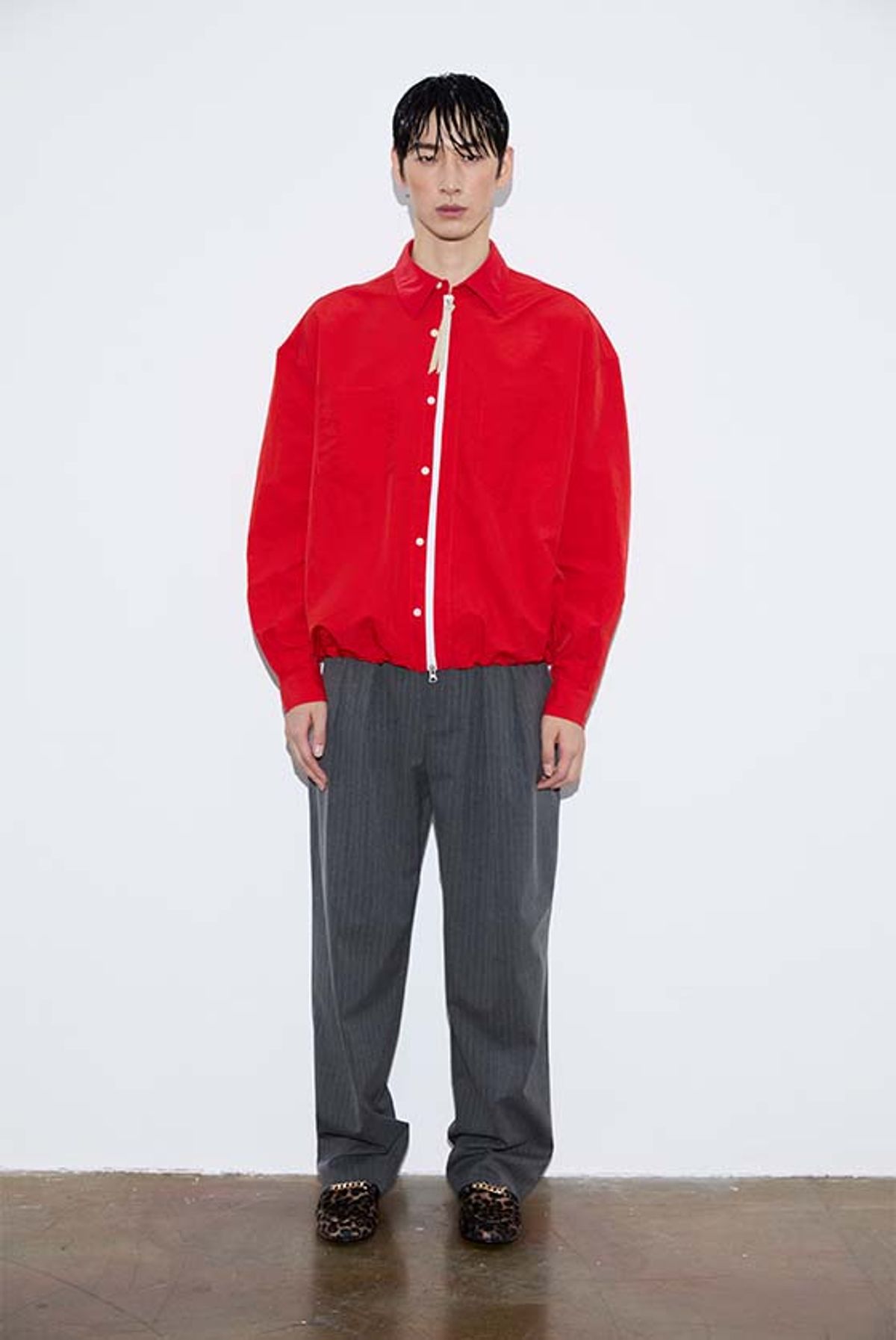 오디너리피플(ORDINARY PEOPLE) Re : Athletic Classic Stripe Pants [Gray]