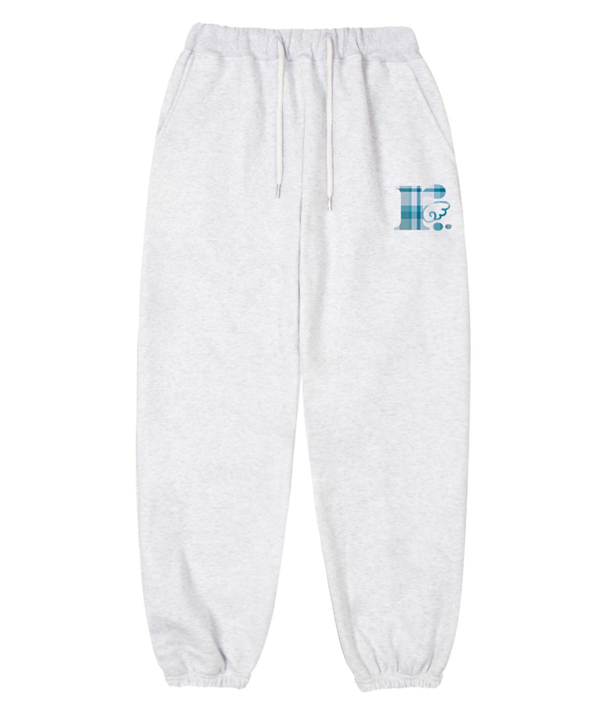 랜덤오프(RANDOMOFF) [기모선택] RÖFF TYPE PLAY CHECK SYMBOL BANDING JOGGER PANTS (3color)