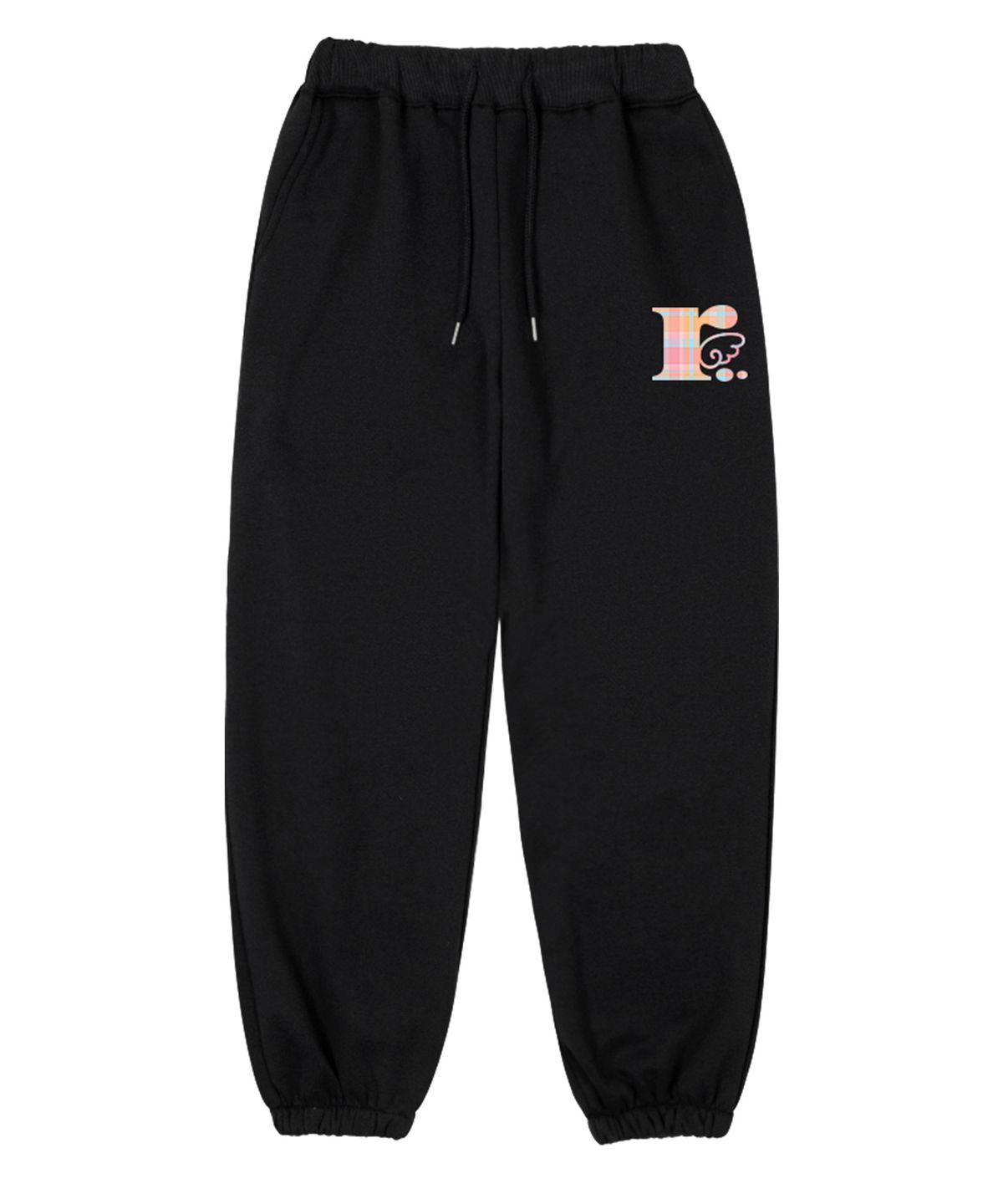 랜덤오프(RANDOMOFF) [기모선택] RÖFF TYPE PLAY CHECK SYMBOL BANDING JOGGER PANTS (3color)