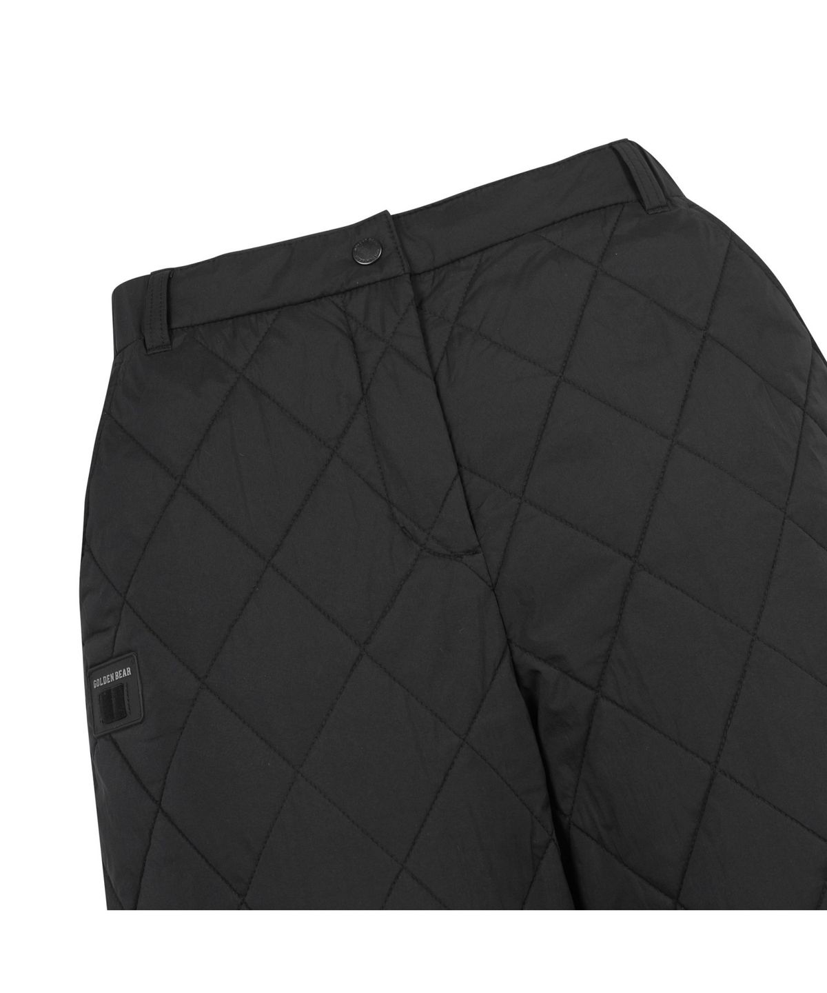 골든베어(GOLDEN BEAR) (W) Quilted Wide Pants G5PAW25861BKX