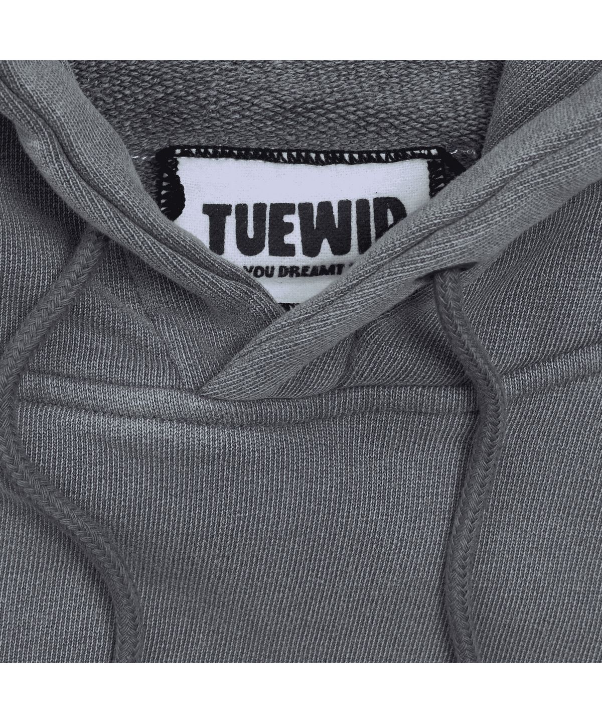 투위드(TUEWID) certified hoodie in light gray