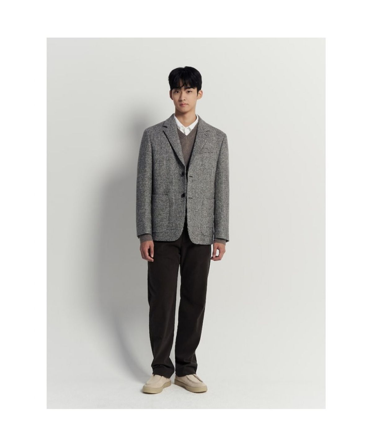 빈폴 멘(BEANPOLE MEN) 말라리우스 트위드 재킷  브라운