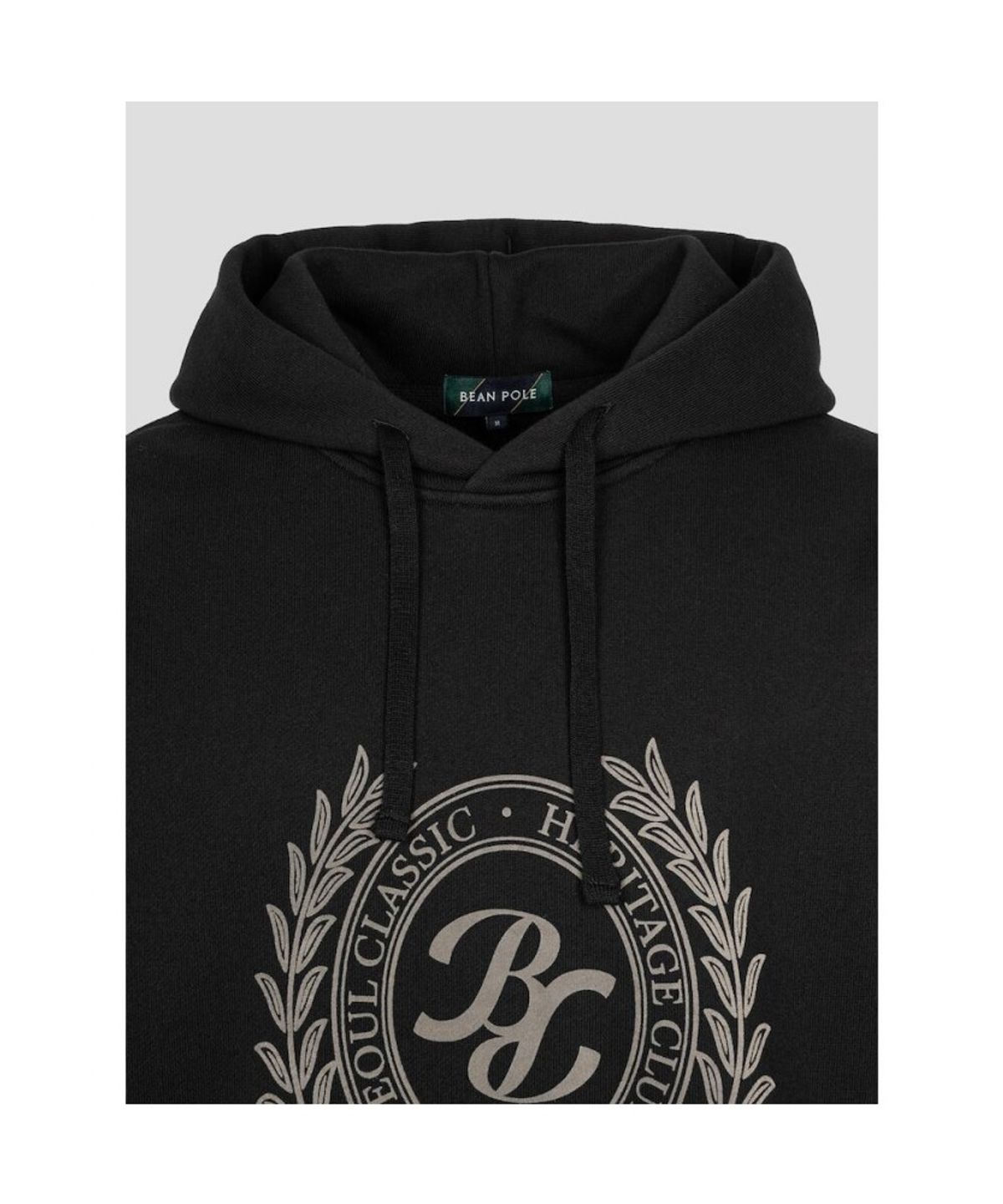빈폴 멘(BEANPOLE MEN) 헤리티지 스웨트 후디  블랙