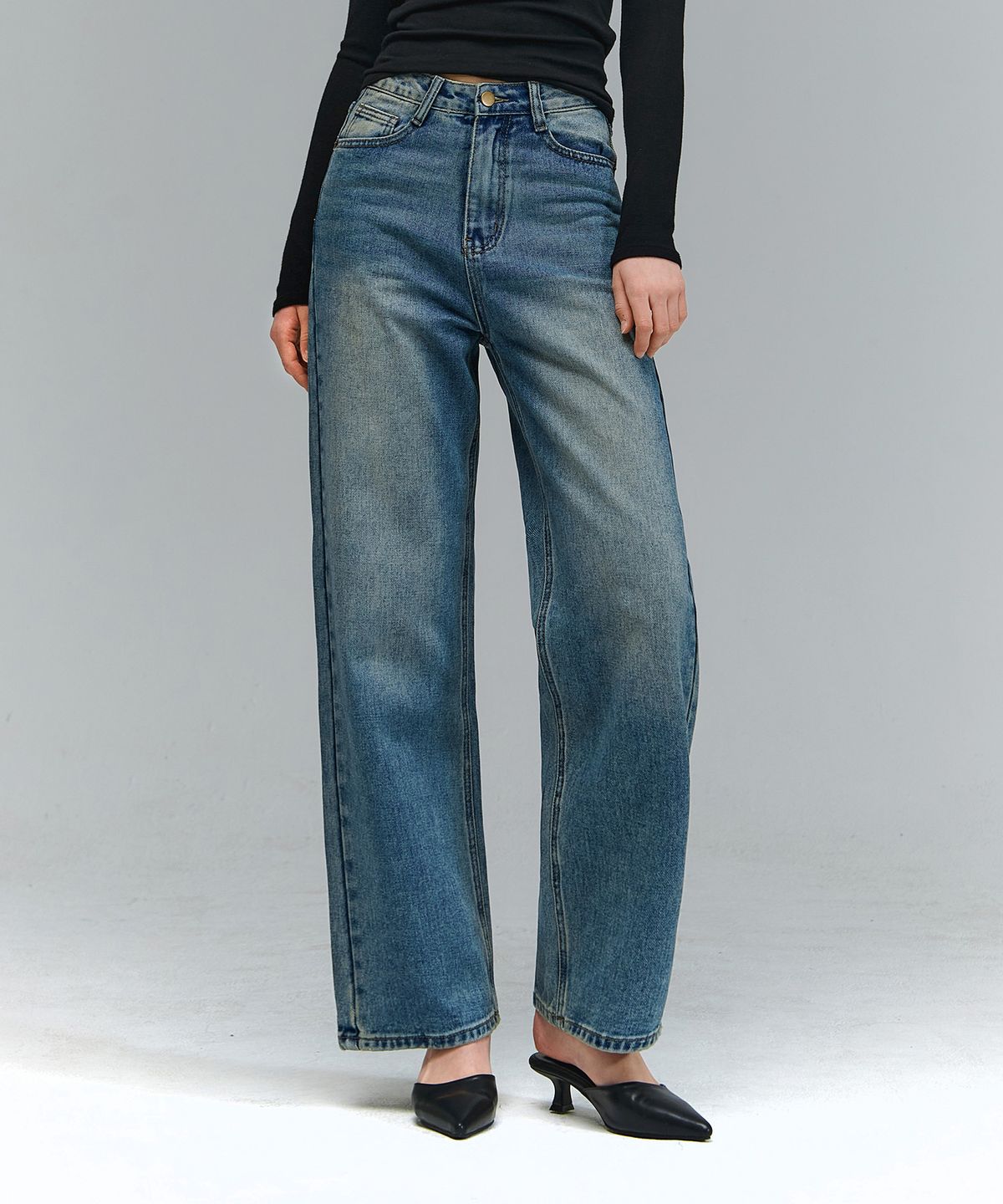 랜덤오프(RANDOMOFF) BTB : PURE WASHING JEANS [SANDY BLUE]