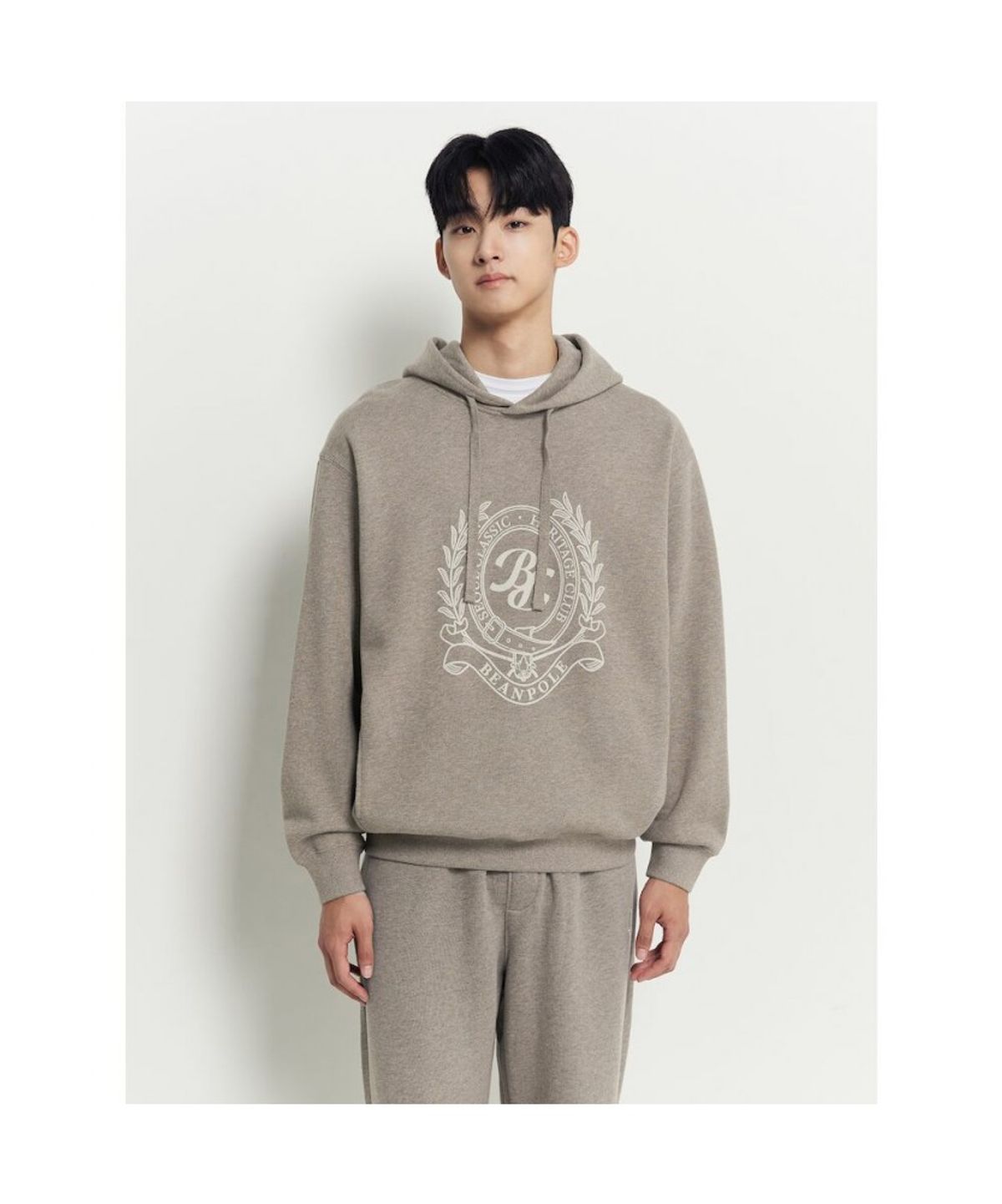 빈폴 멘(BEANPOLE MEN) 헤리티지 스웨트 후디  베이지