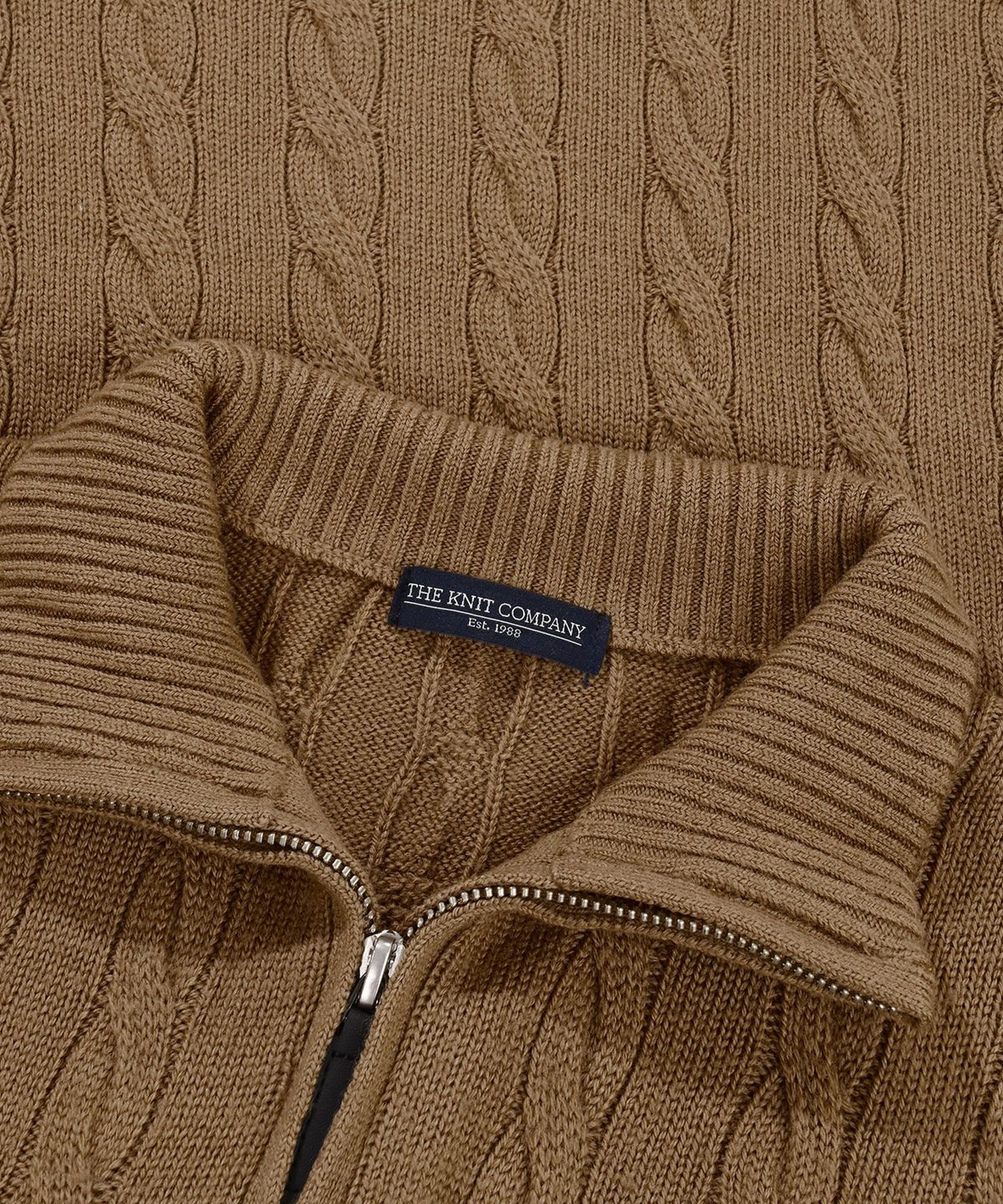 더니트컴퍼니(THEKNITCOMPANY) 발투르 울 지퍼 스웨터 3color