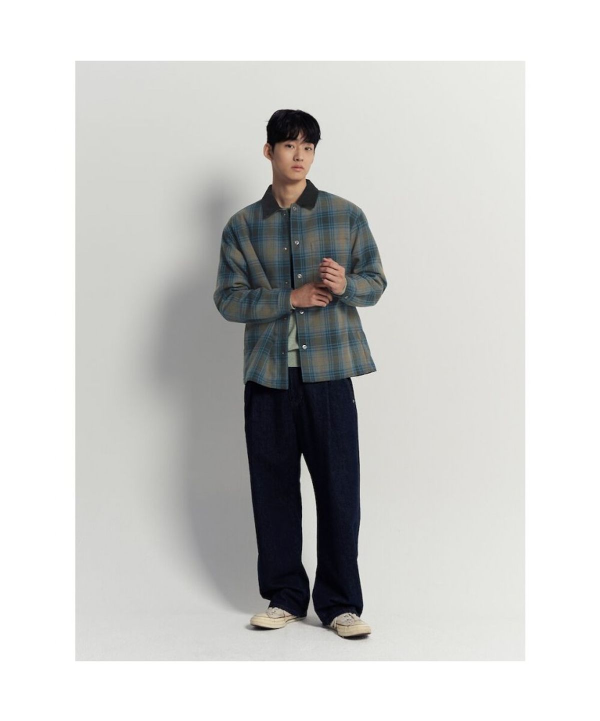 빈폴 멘(BEANPOLE MEN) 테크 트위드 패딩 셔츠  베이지