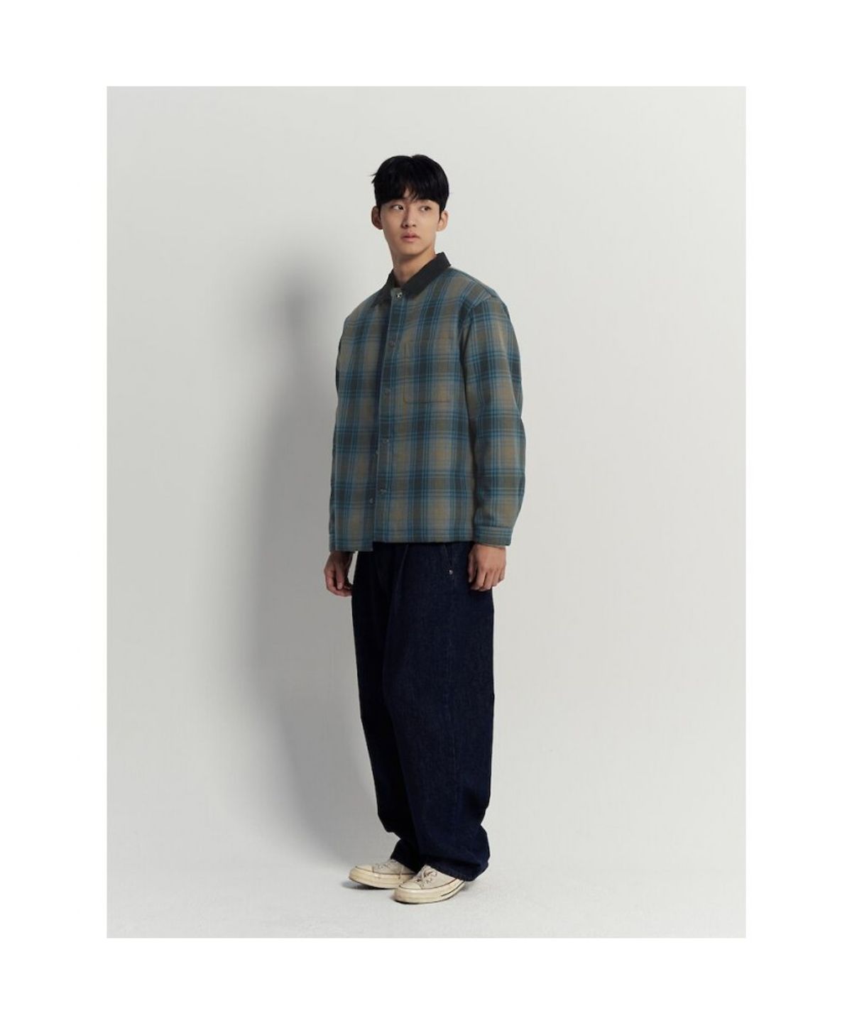 빈폴 멘(BEANPOLE MEN) 테크 트위드 패딩 셔츠  베이지
