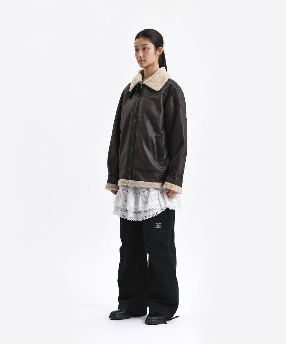 알파 인더스트리(ALPHA INDUSTRIES) B-3 릴렉스 핏 자켓 히코리