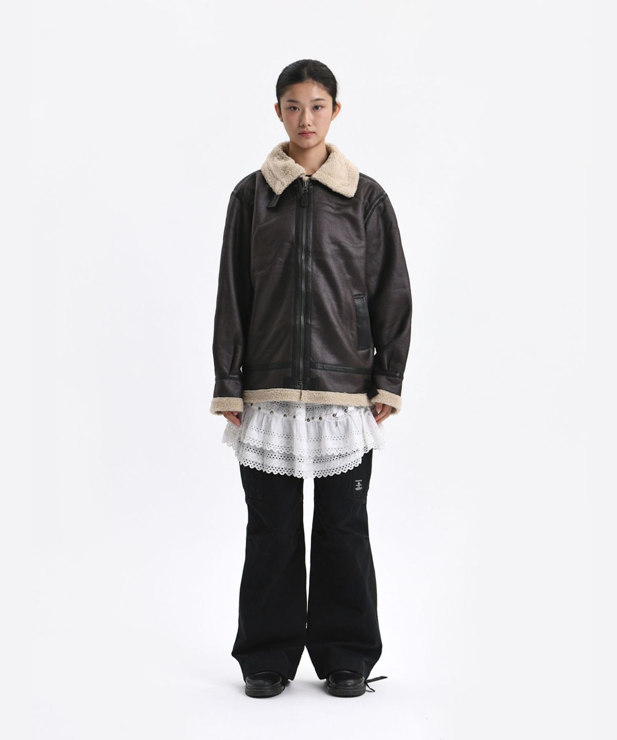 알파 인더스트리(ALPHA INDUSTRIES) B-3 릴렉스 핏 자켓 히코리