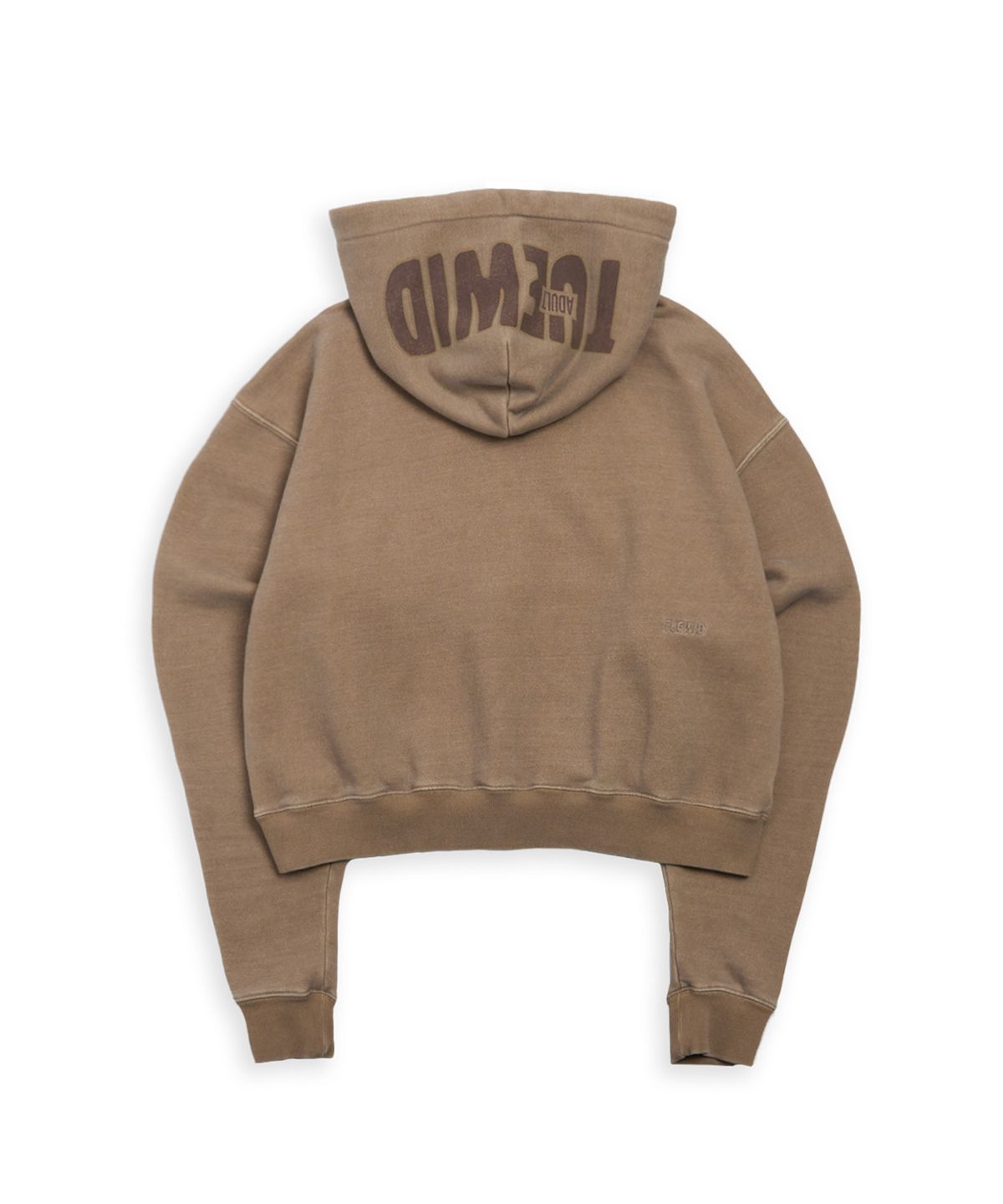 투위드(TUEWID) adult logo hoodie in caramel