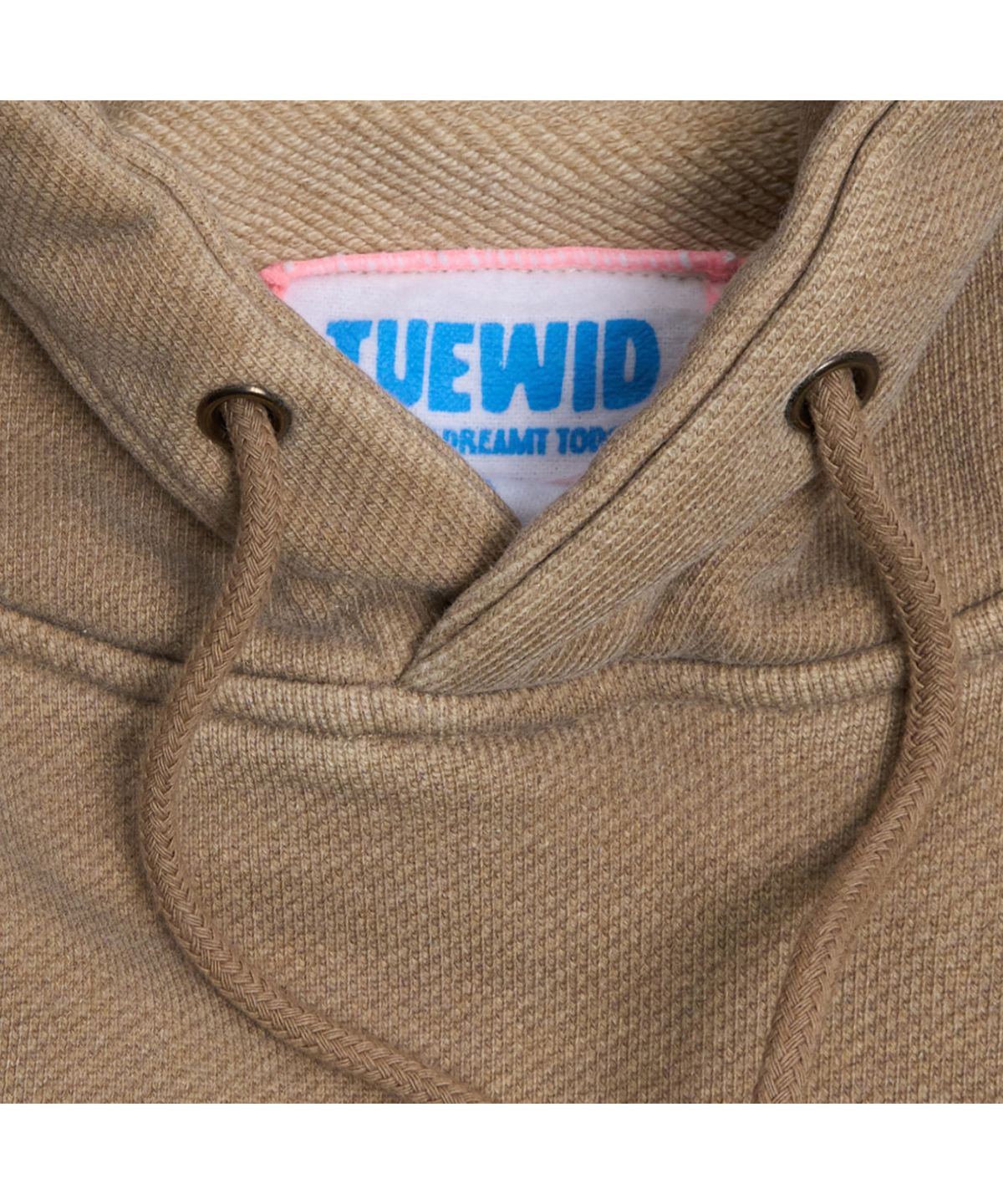 투위드(TUEWID) adult logo hoodie in caramel