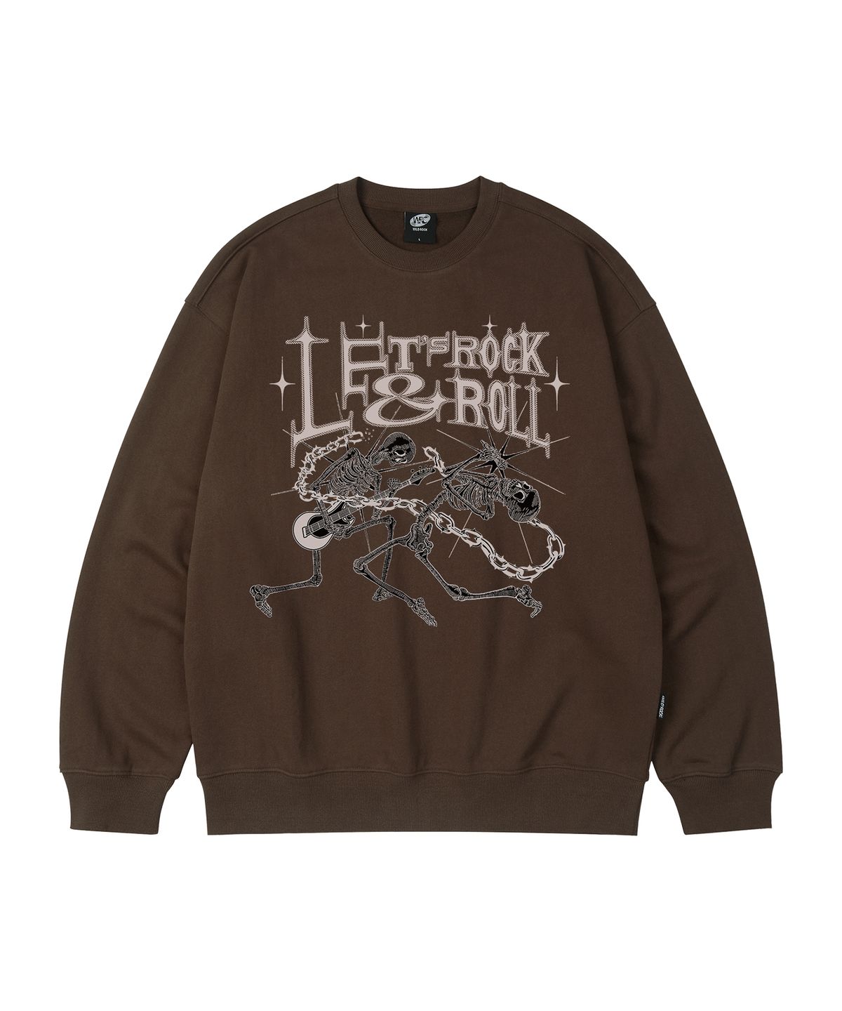 와일드락(WILDROCK) Lets Rock and Roll 오버핏 맨투맨_9 COL