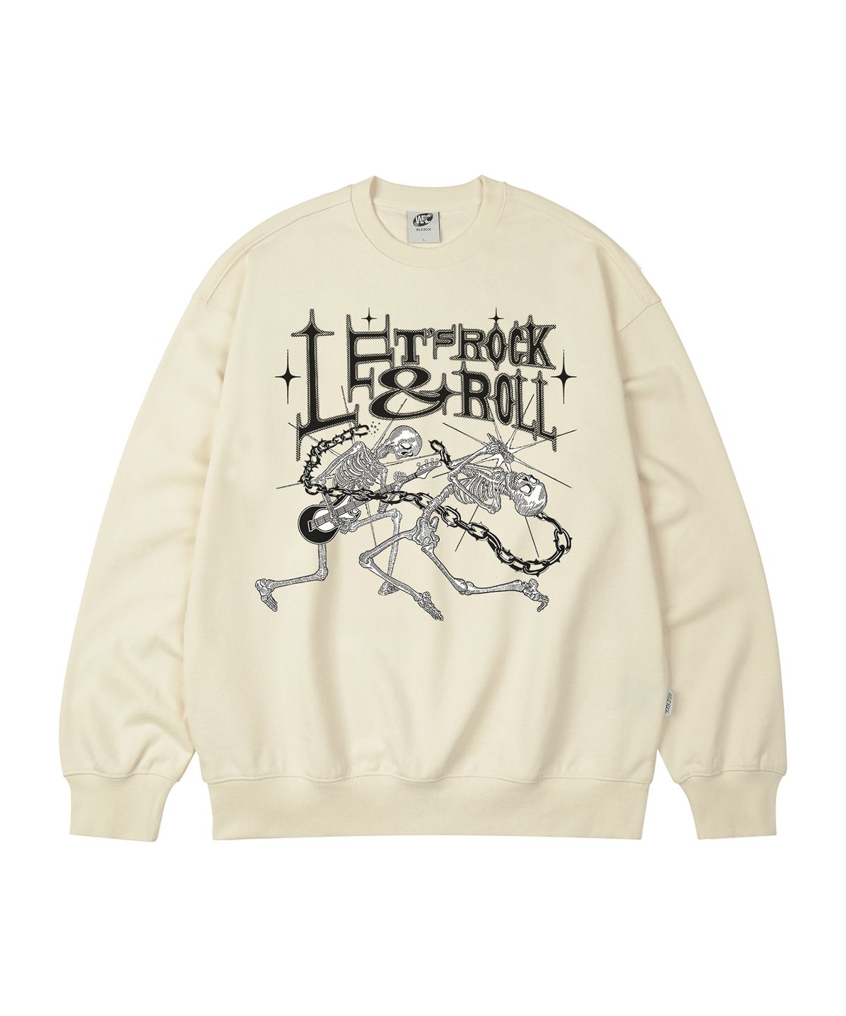 와일드락(WILDROCK) Lets Rock and Roll 오버핏 맨투맨_9 COL