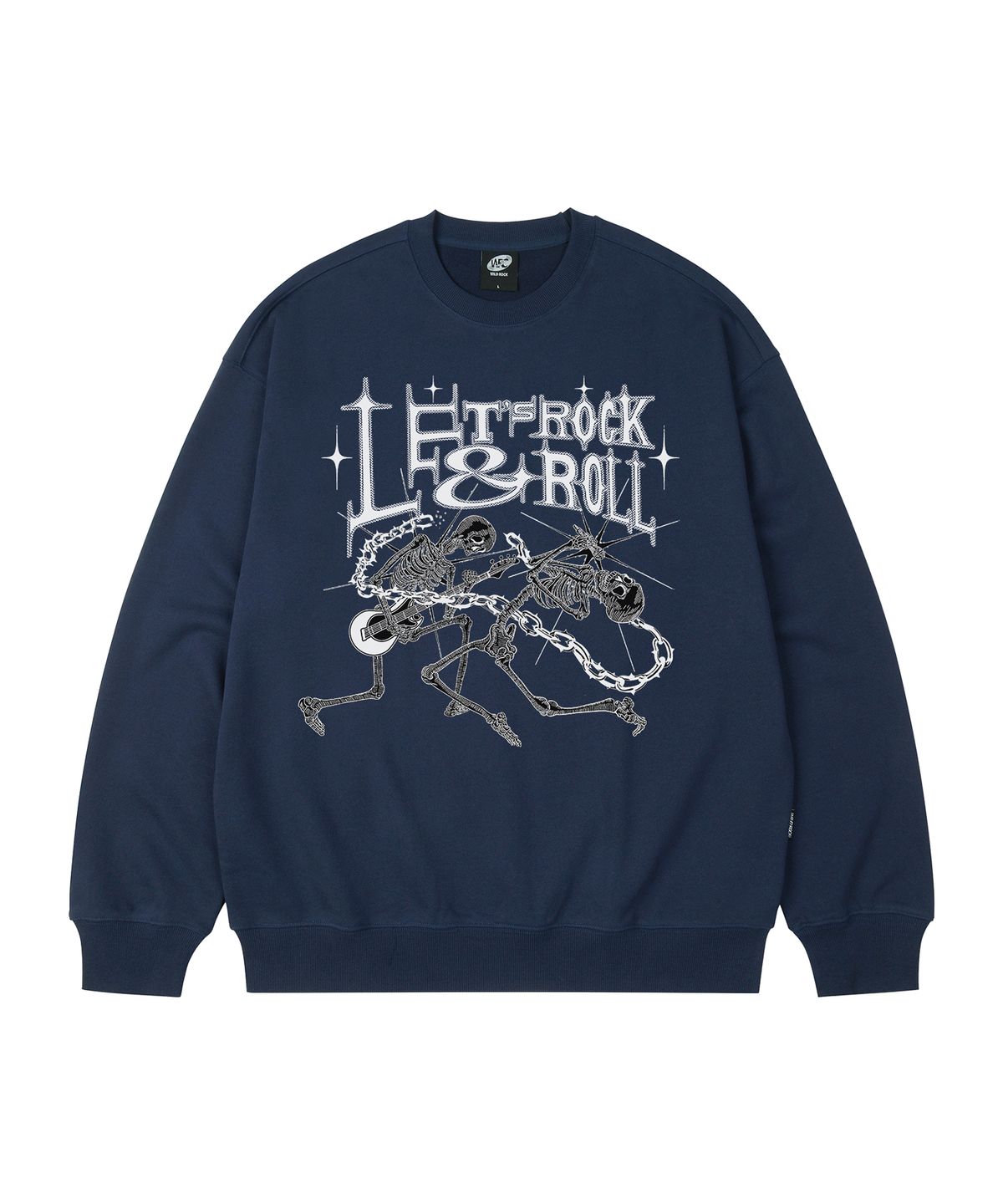 와일드락(WILDROCK) Lets Rock and Roll 오버핏 맨투맨_9 COL