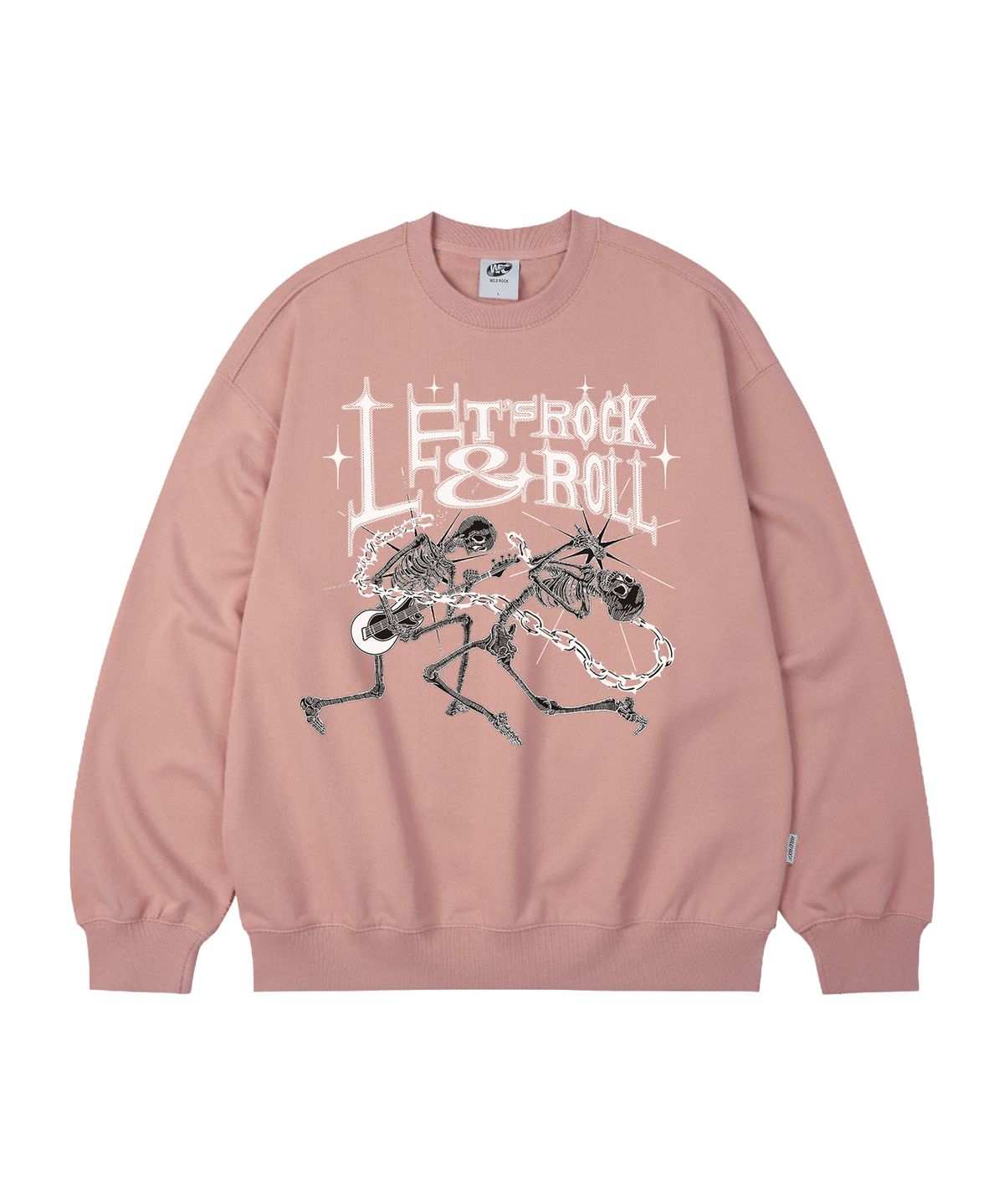 와일드락(WILDROCK) Lets Rock and Roll 오버핏 맨투맨_9 COL