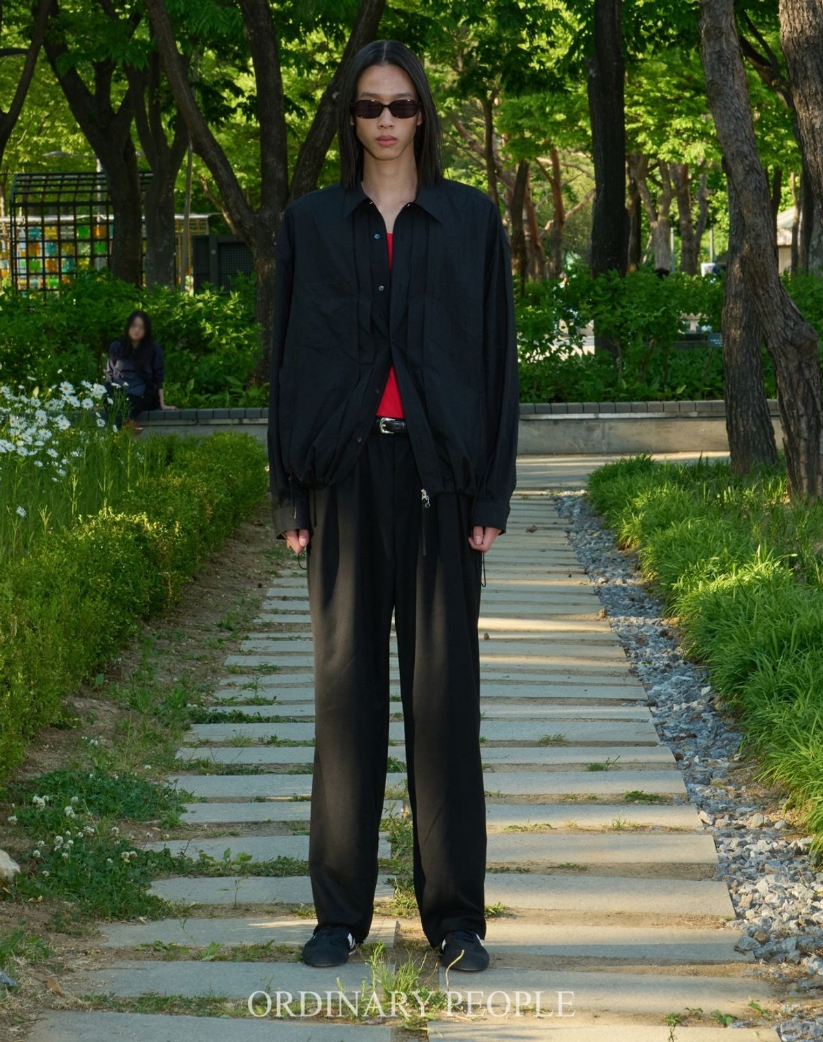 오디너리피플(ORDINARY PEOPLE) Re: Athletic Classic Pants [Black]