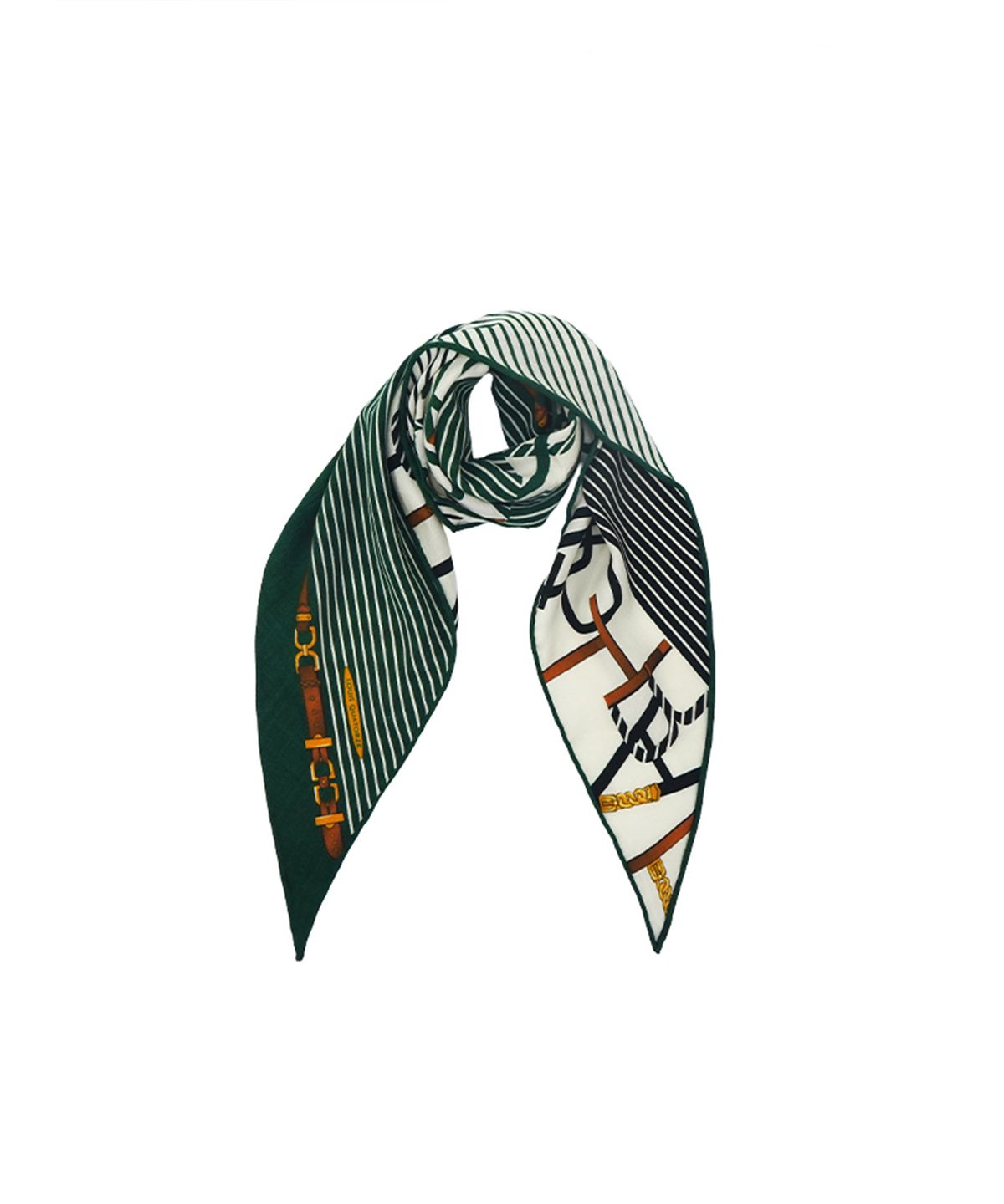루이까또즈스카프(LOUIS QUATORZE SCARF) 프리미어 더블 울실크 마름모 스카프