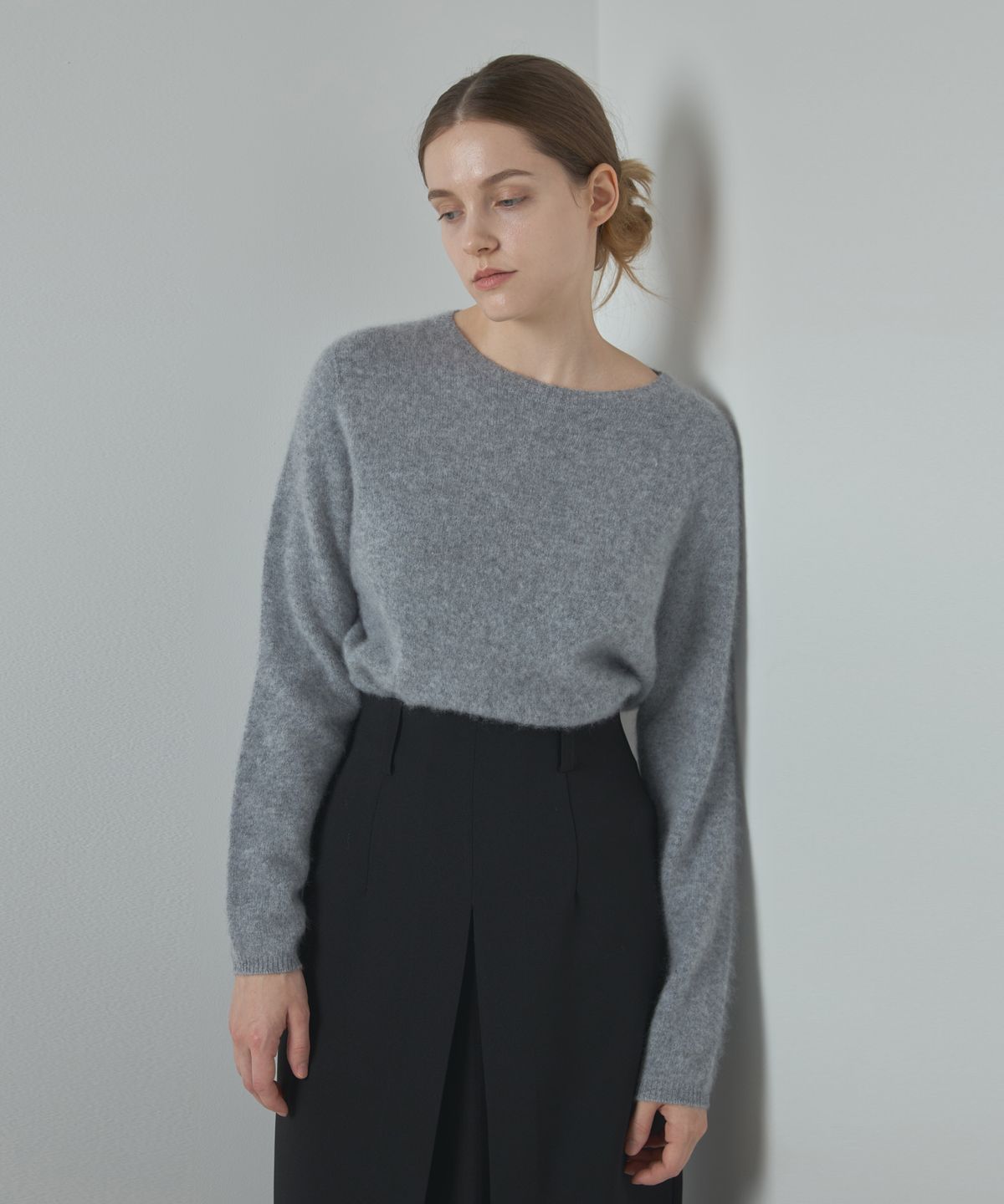 누토프(NUTOFFE) Round Knit_Gray