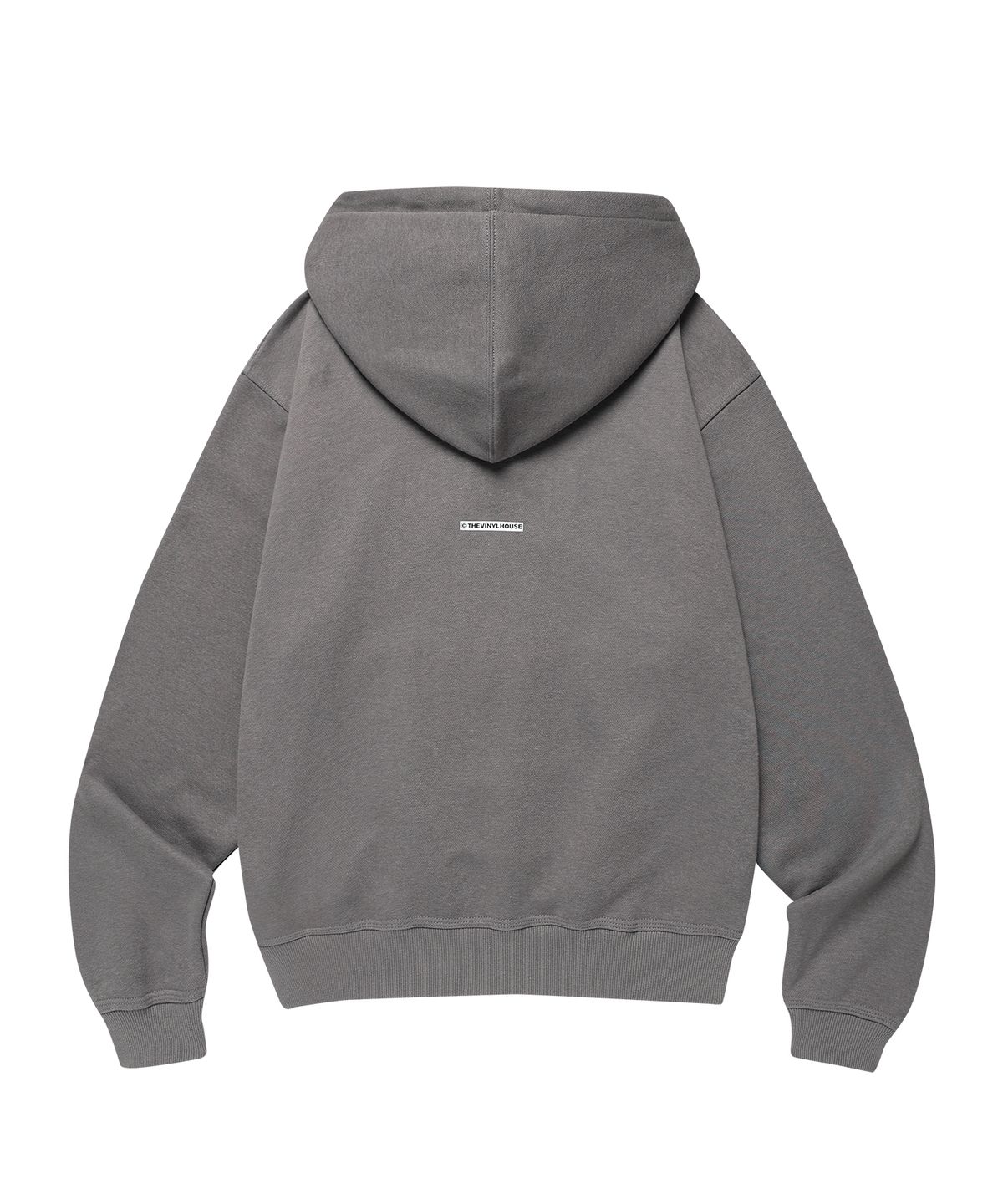 더바이닐하우스(THEVINYLHOUSE) VINTAGE TWO-TONE HOODIE DEEP GREY