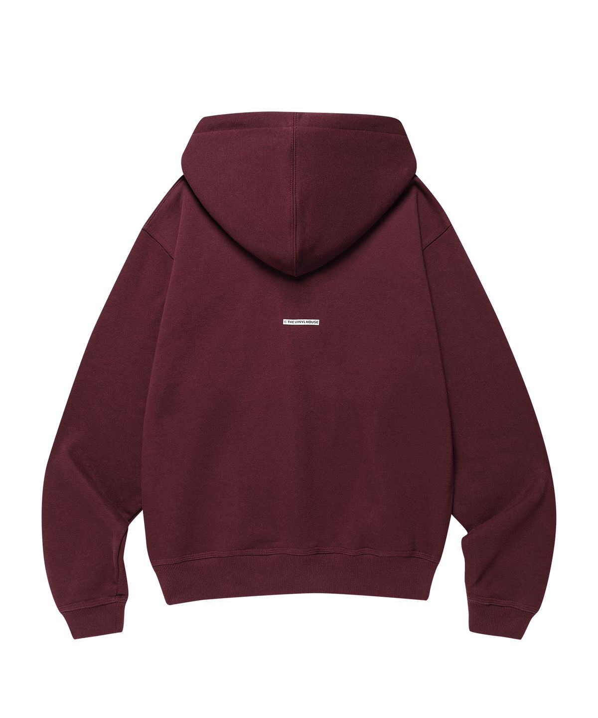 더바이닐하우스(THEVINYLHOUSE) VINTAGE TWO-TONE HOODIE BURGUNDY