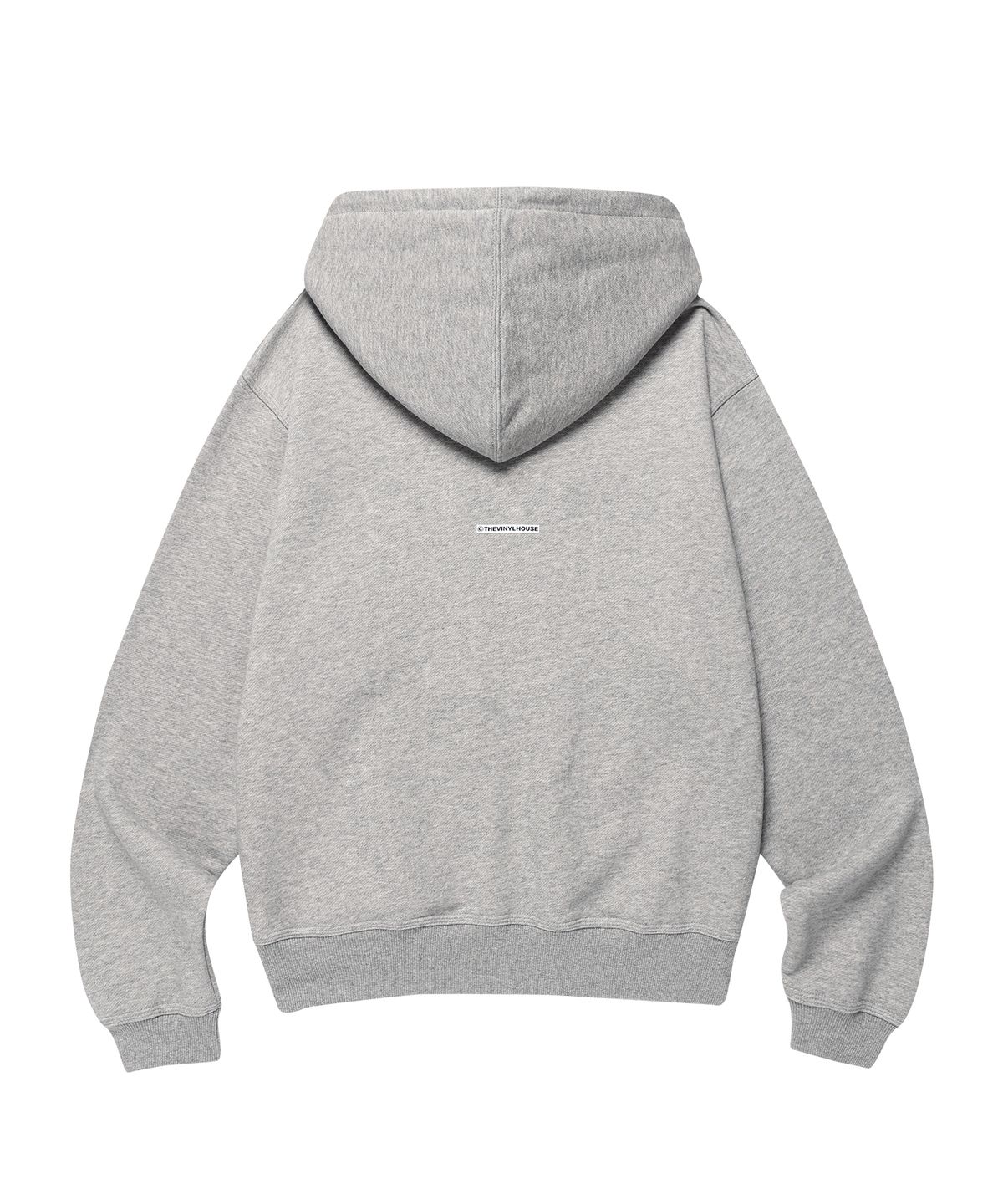 더바이닐하우스(THEVINYLHOUSE) VINTAGE TWO-TONE HOODIE GREY