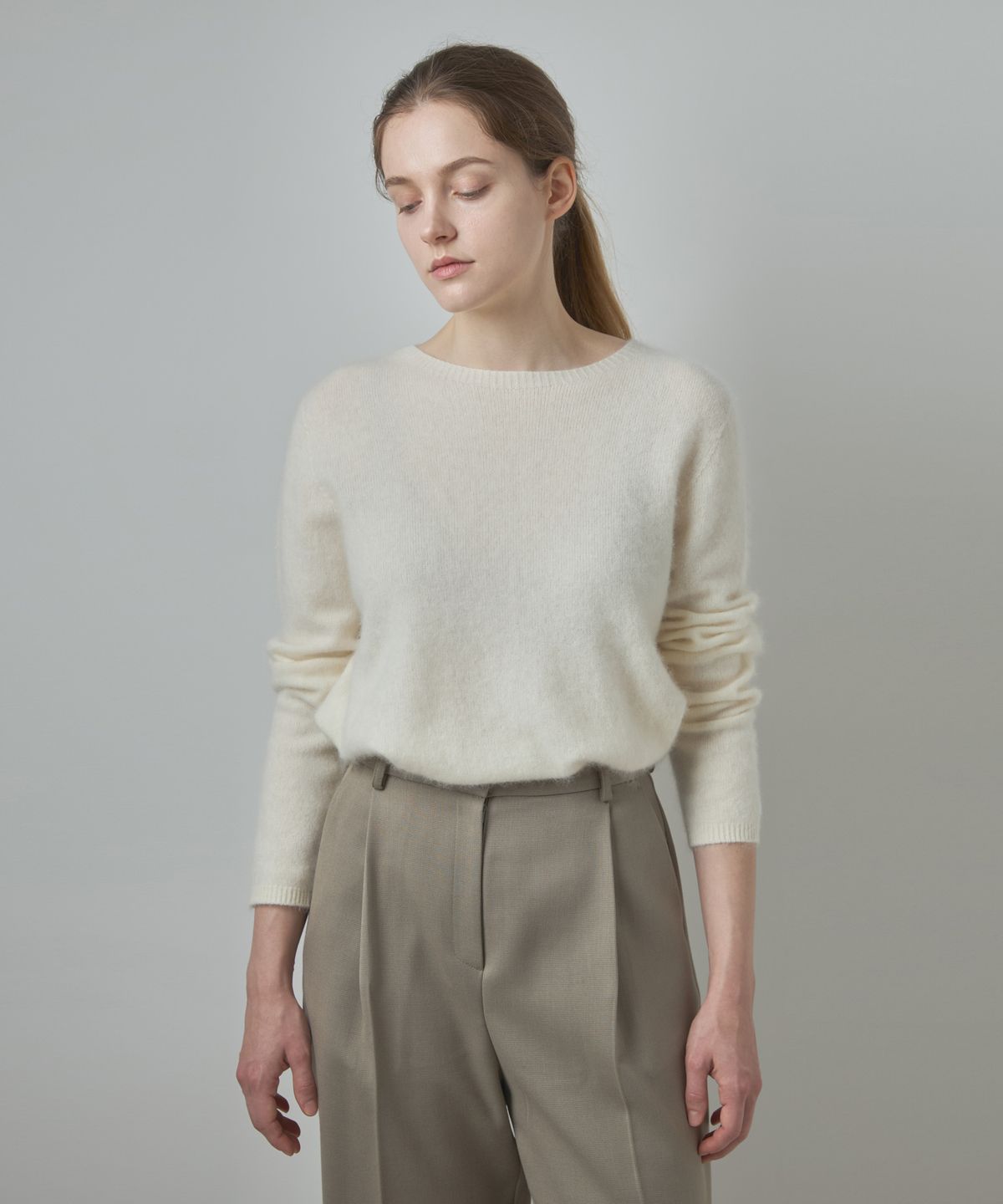 누토프(NUTOFFE) Round Knit_Ivory