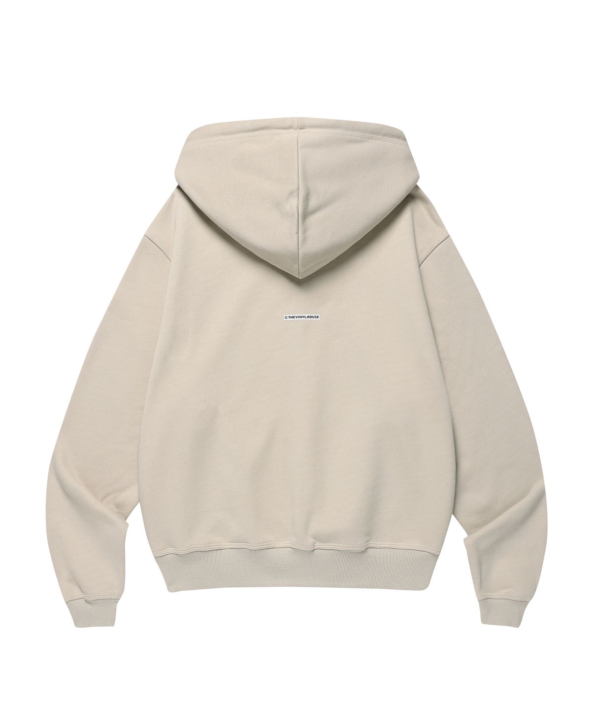 더바이닐하우스(THEVINYLHOUSE) GRAPHIC HOODIE ZIP-UP BEIGE