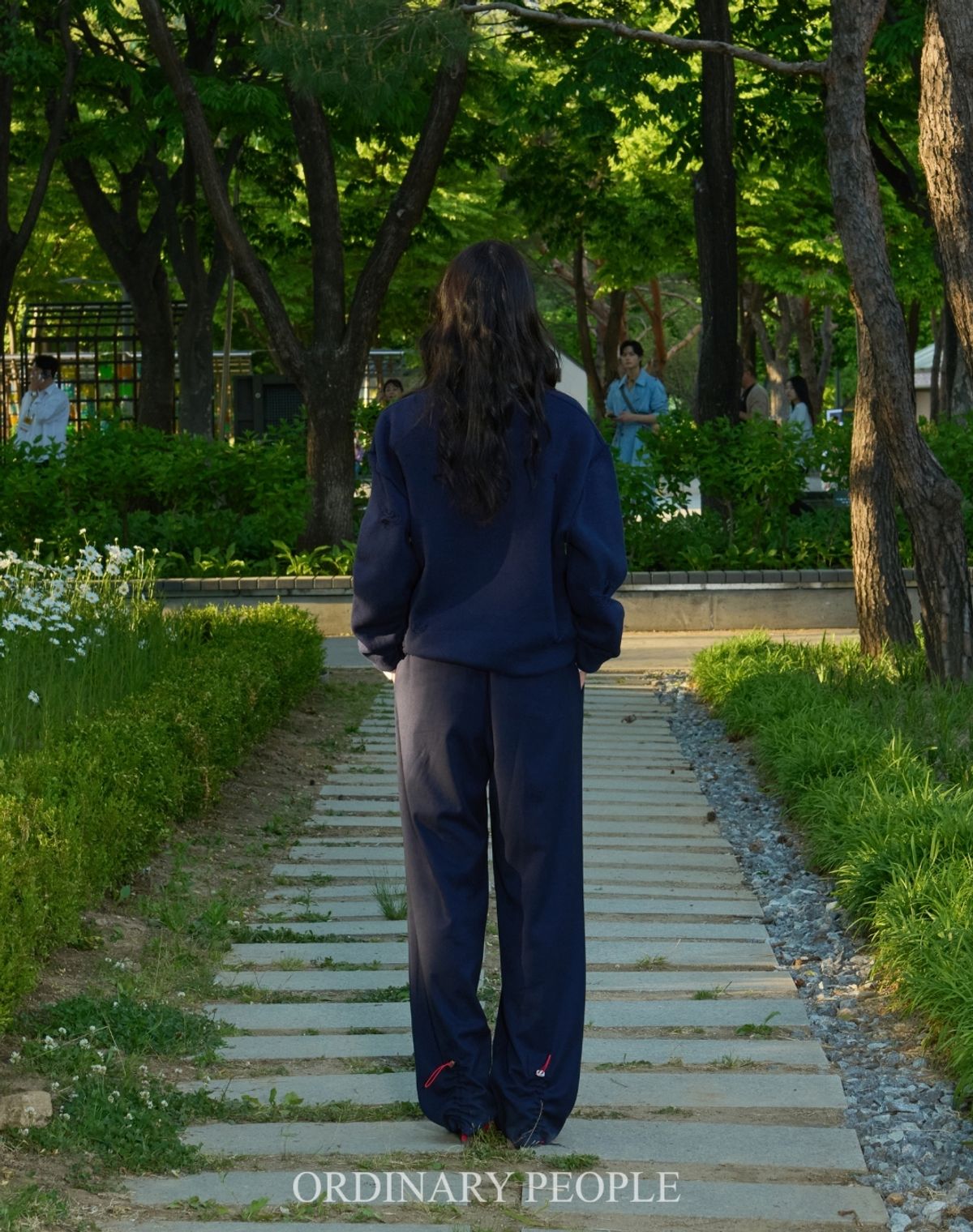 오디너리피플(ORDINARY PEOPLE) Re : Athletic Classic Pants [Navy]