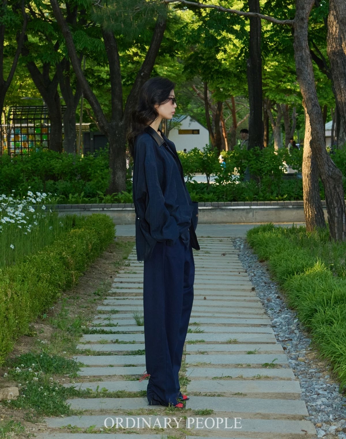 오디너리피플(ORDINARY PEOPLE) Re : Athletic Classic Pants [Navy]