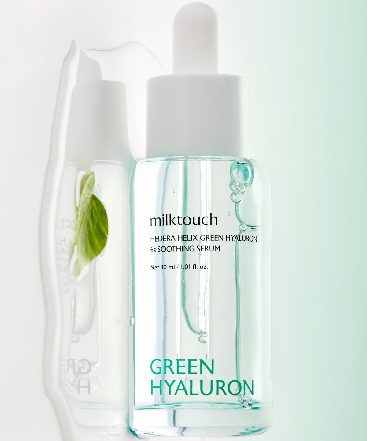 밀크터치(MILKTOUCH) 서양송악 그린히알루론 6초 수분 진정 세럼 30ml