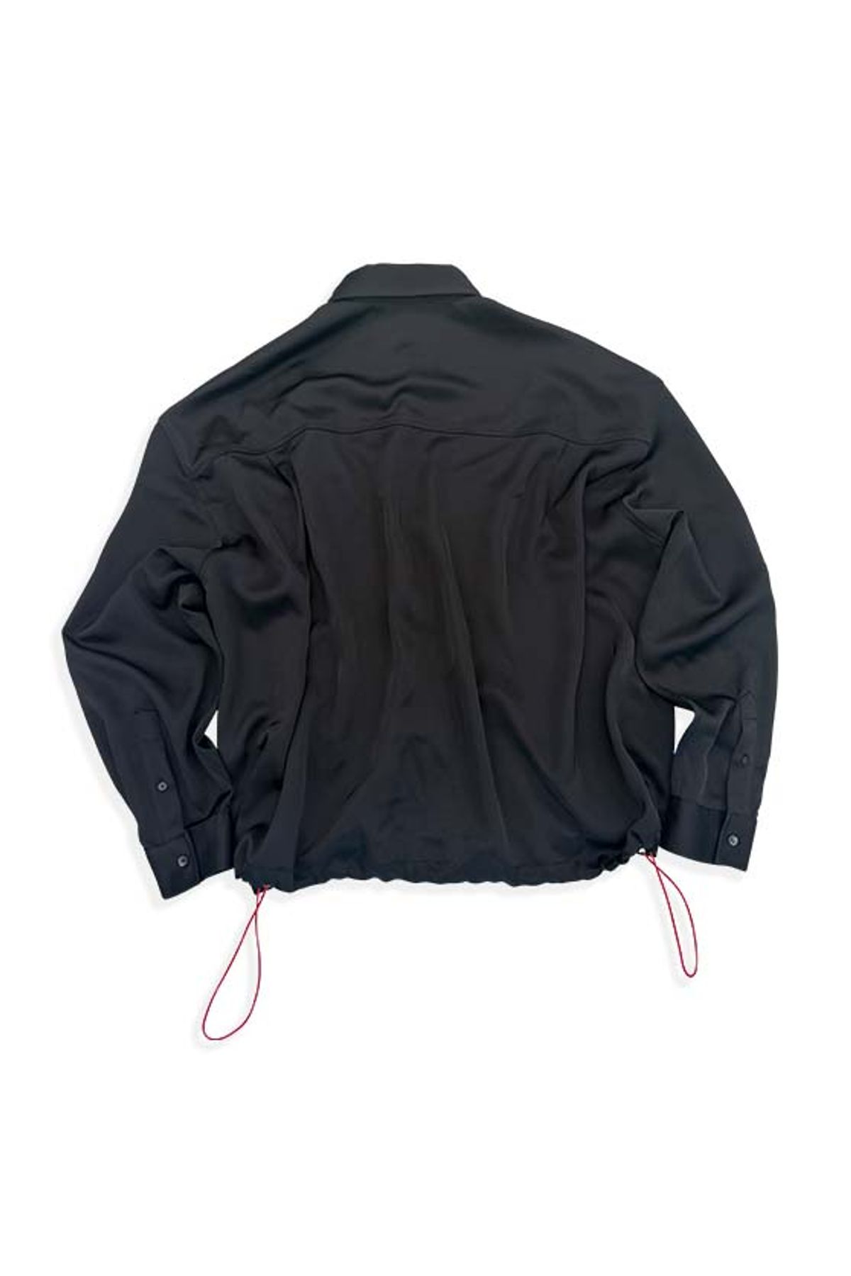 오디너리피플(ORDINARY PEOPLE) Re : Contrast Velvet-Collar Shirt [BLACK]