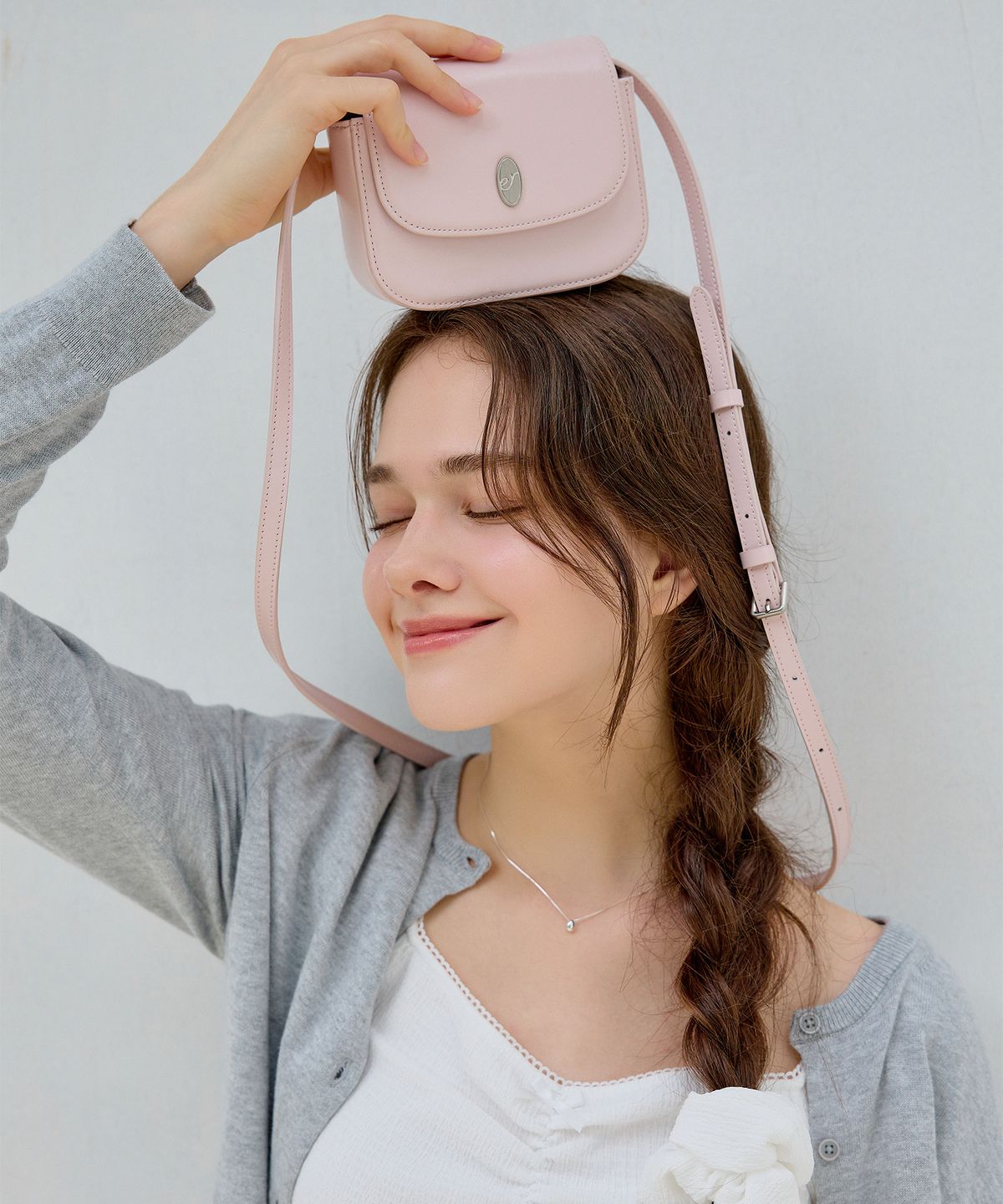 오에르(OER) Leny Mini Bag - Light Pink