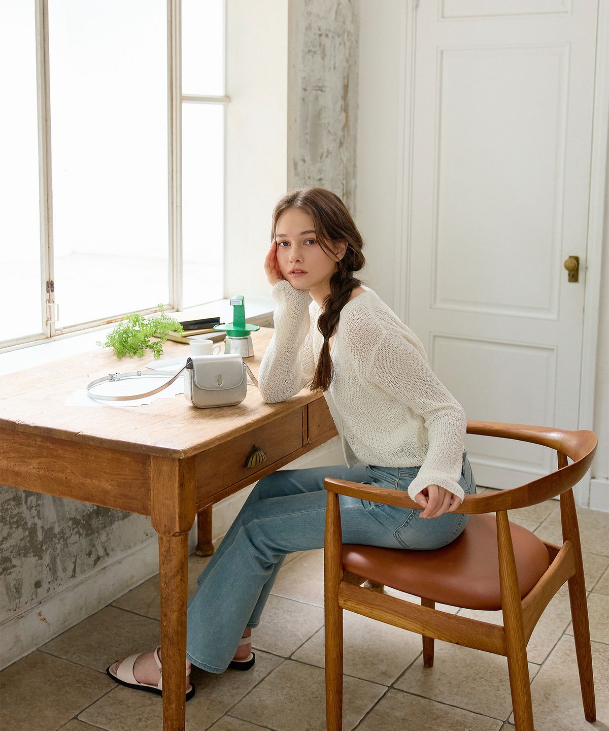 오에르(OER) Leny Mini Bag - Silver