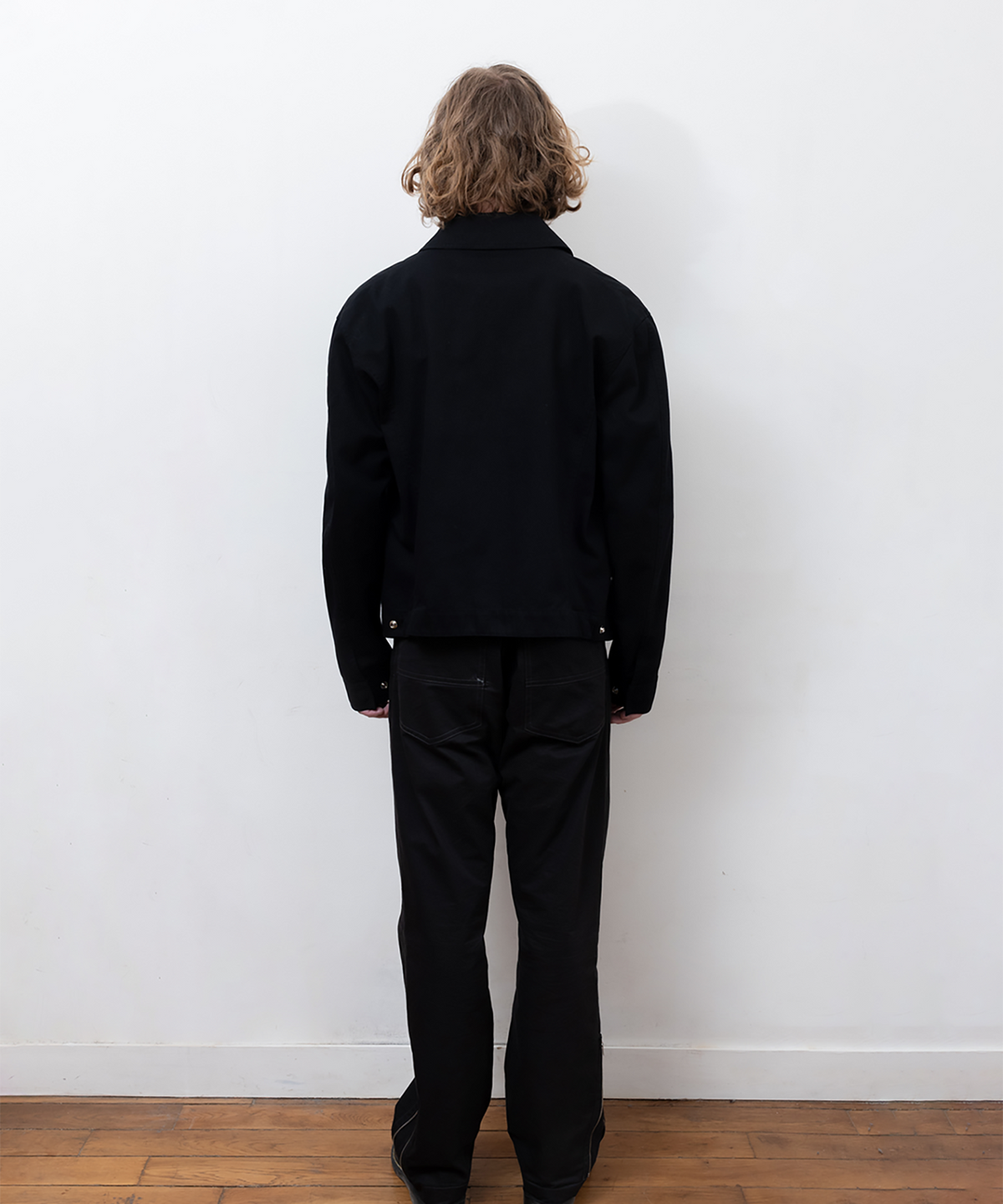 파버(FABEUR) COTTON WASHED JACKET (BLACK)